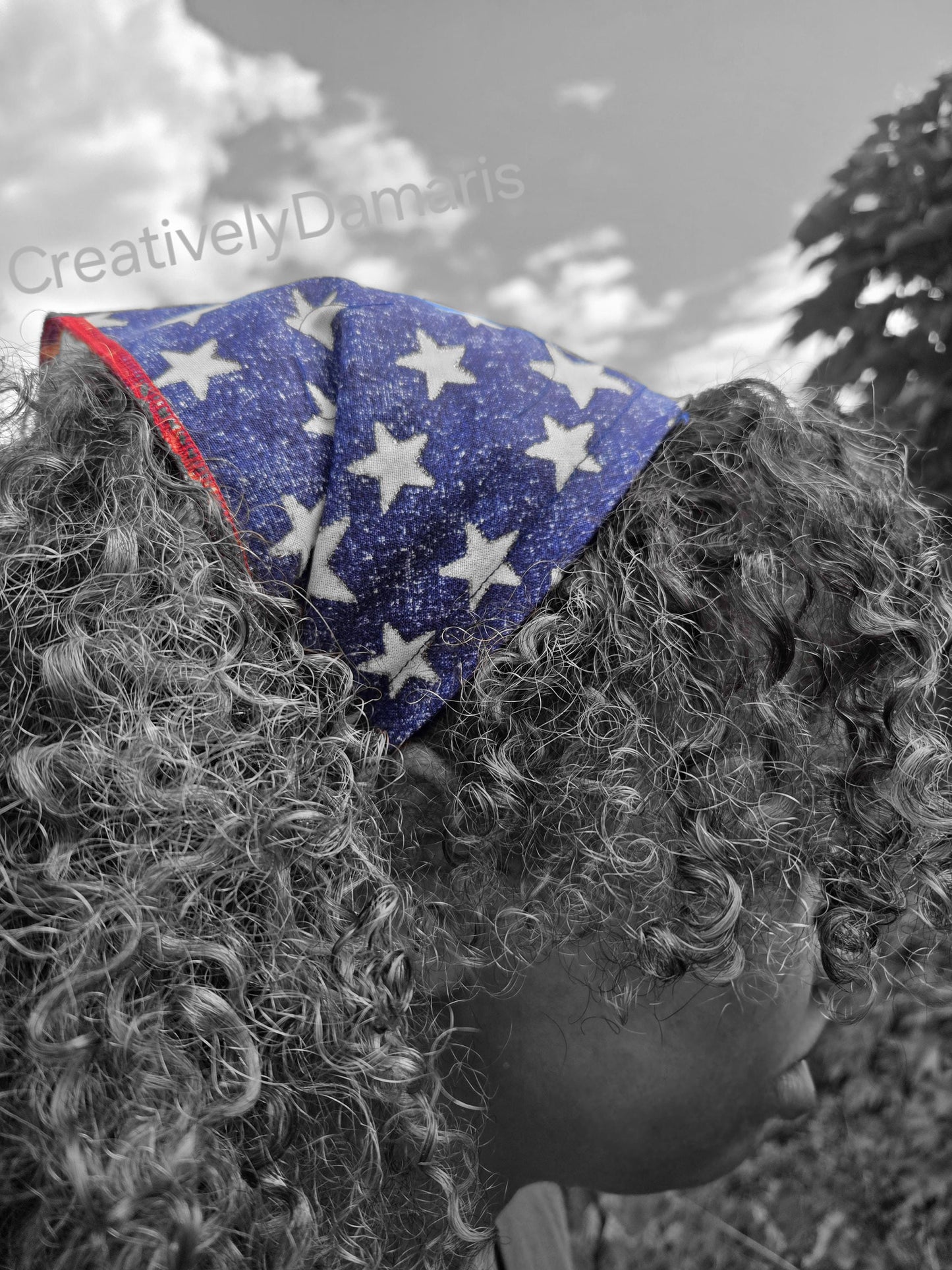 July 4th Head Kerchief