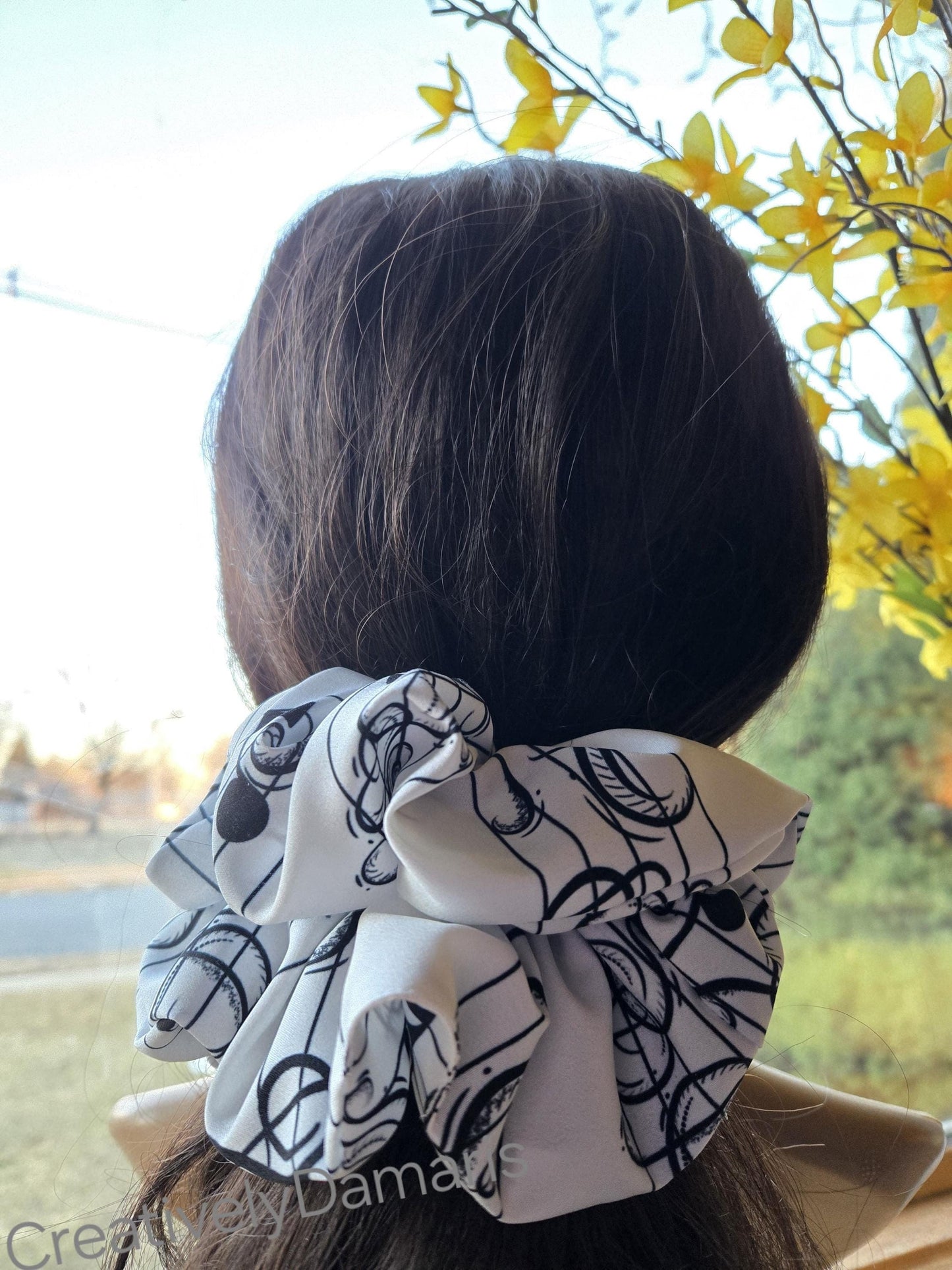 Music Notes XL Scrunchie