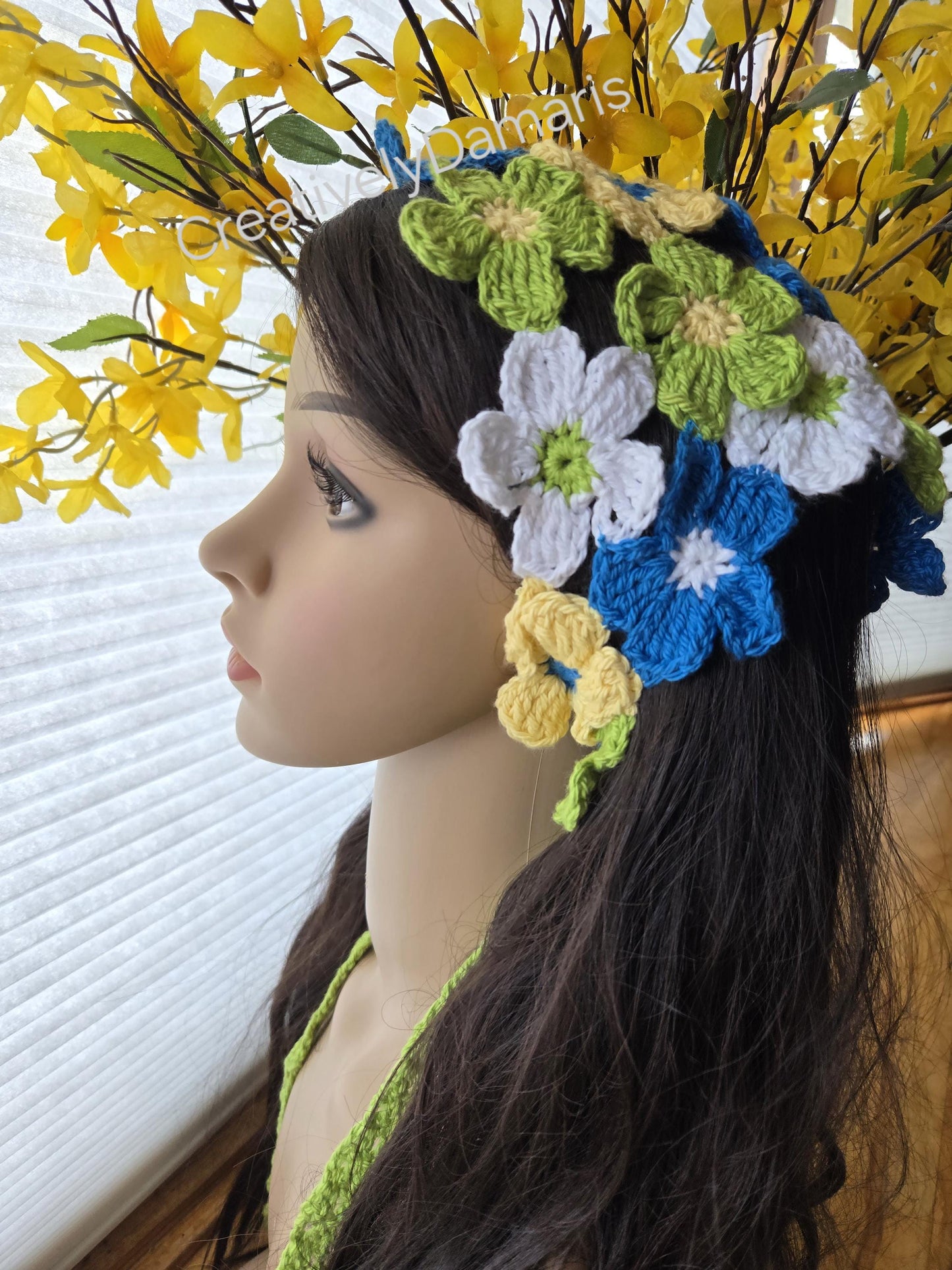 Floral Hair Kerchief
