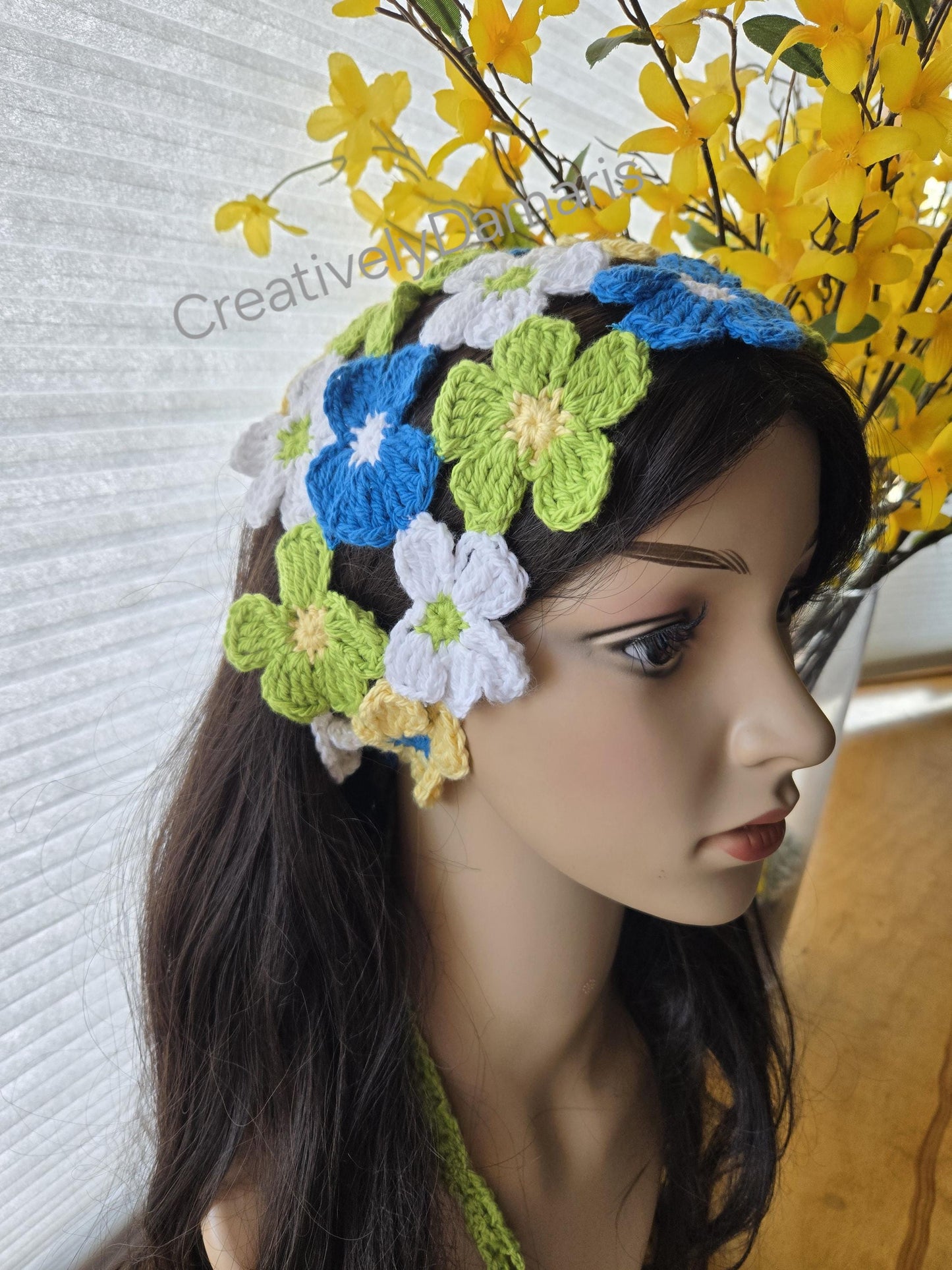 Floral Hair Kerchief