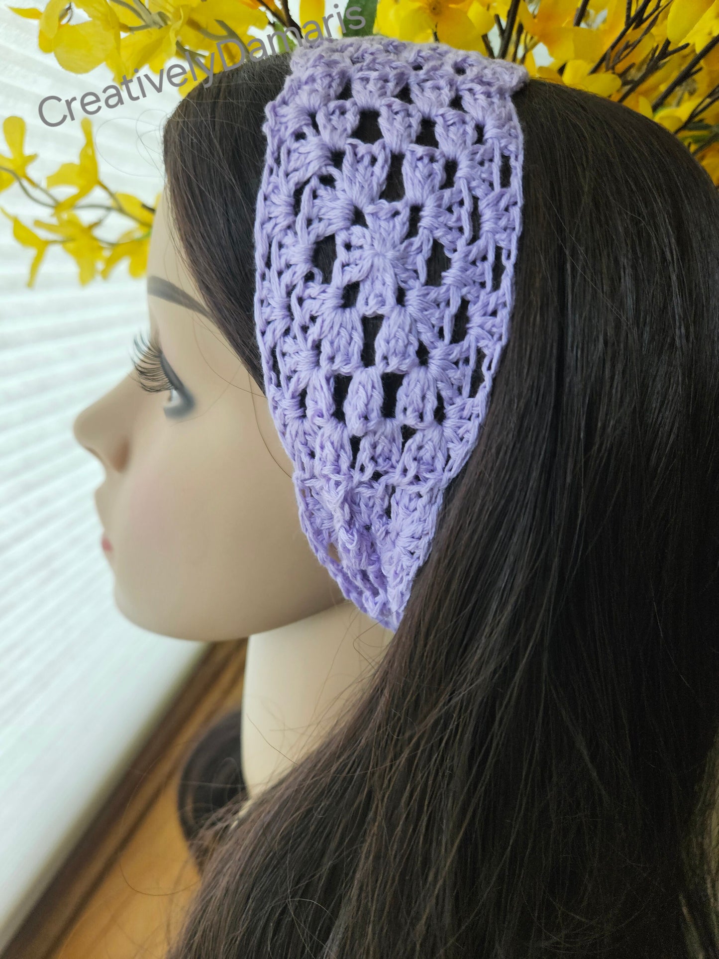 Granny Square Crochet Headband