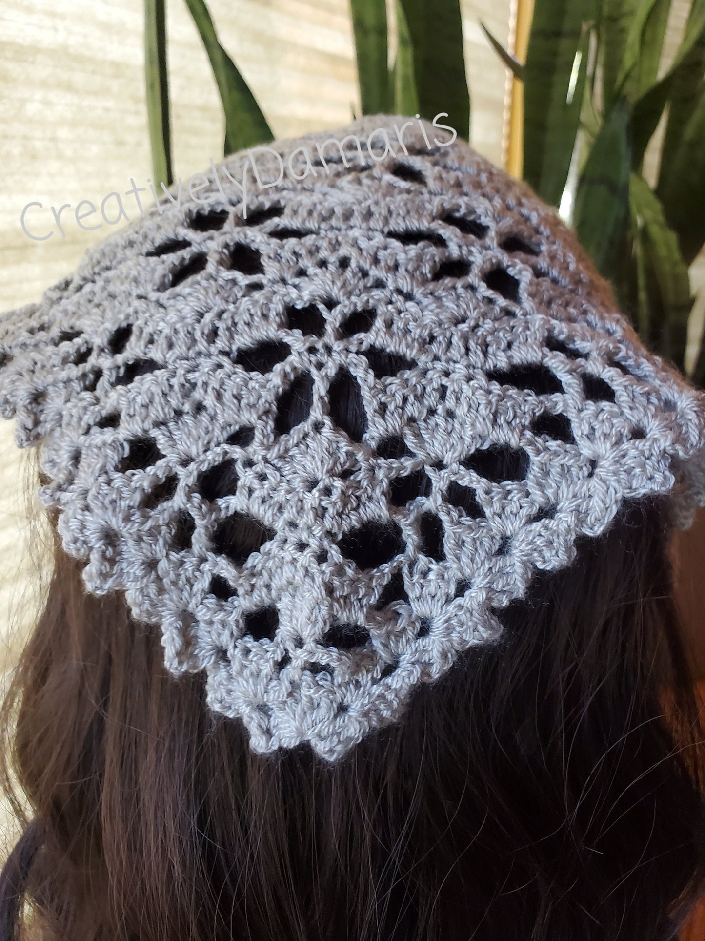 Lace Flower Crochet Boho Headband