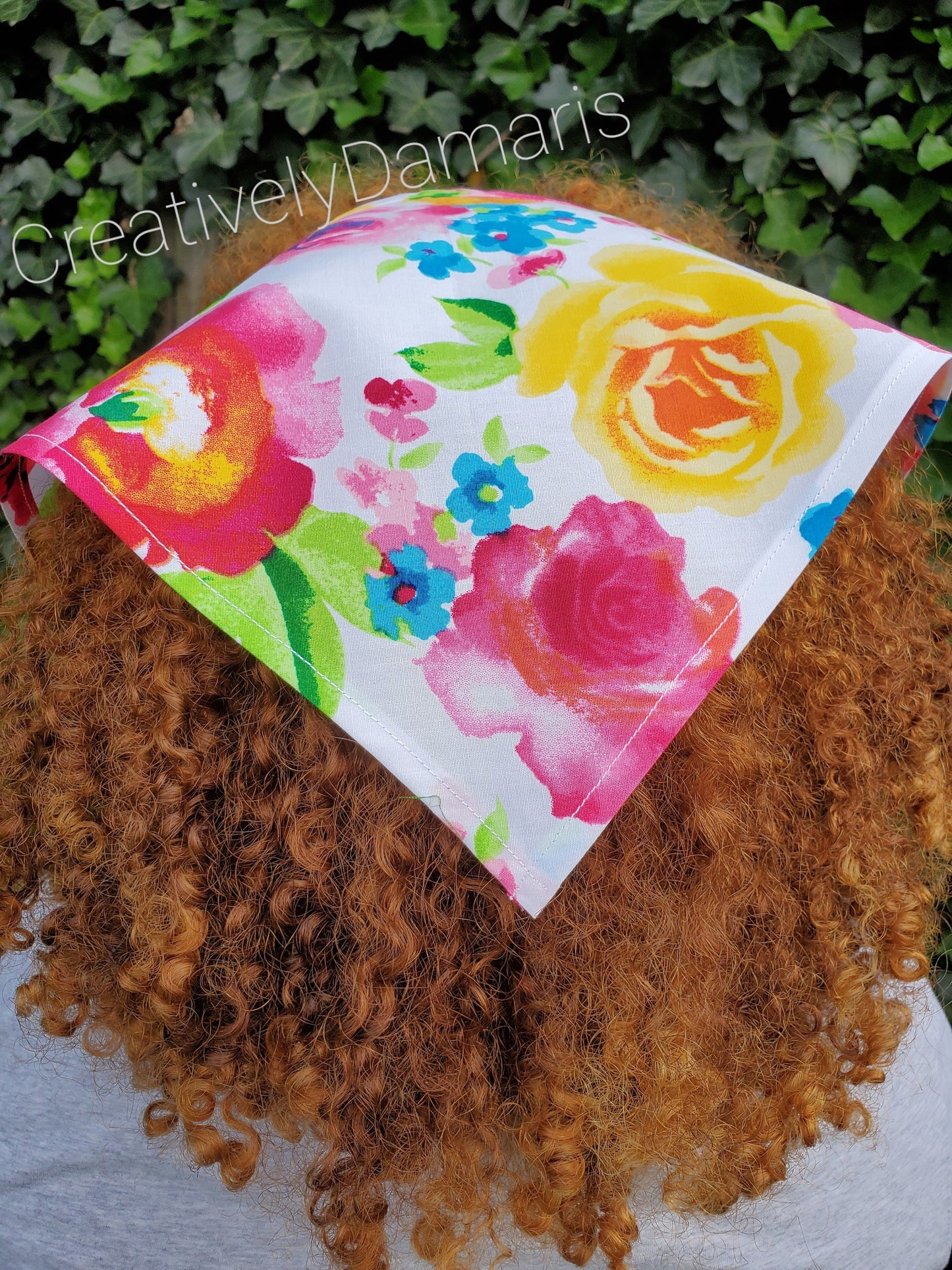 The Colorful Floral Print Head Bandana