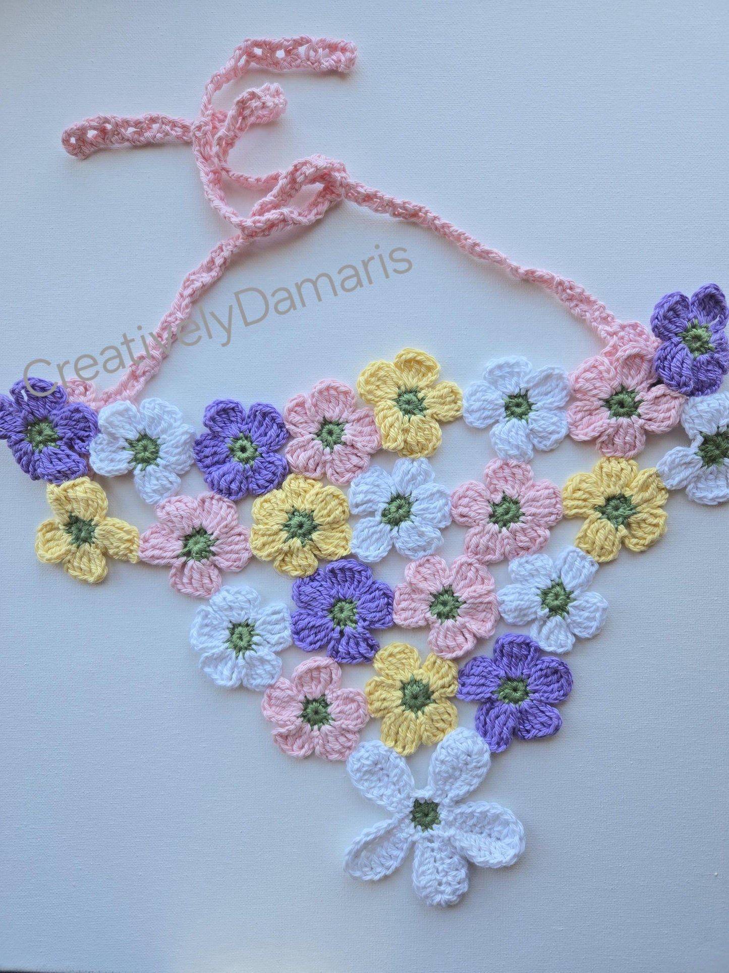 Pastel Colors Floral Boho Headband