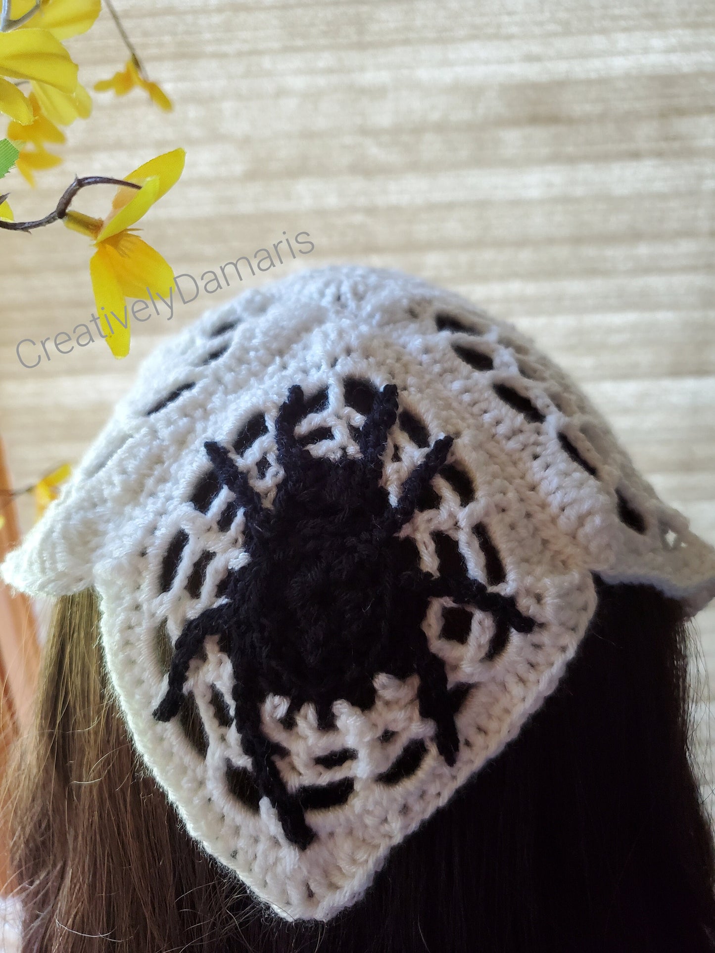 Spider Crochet Headband