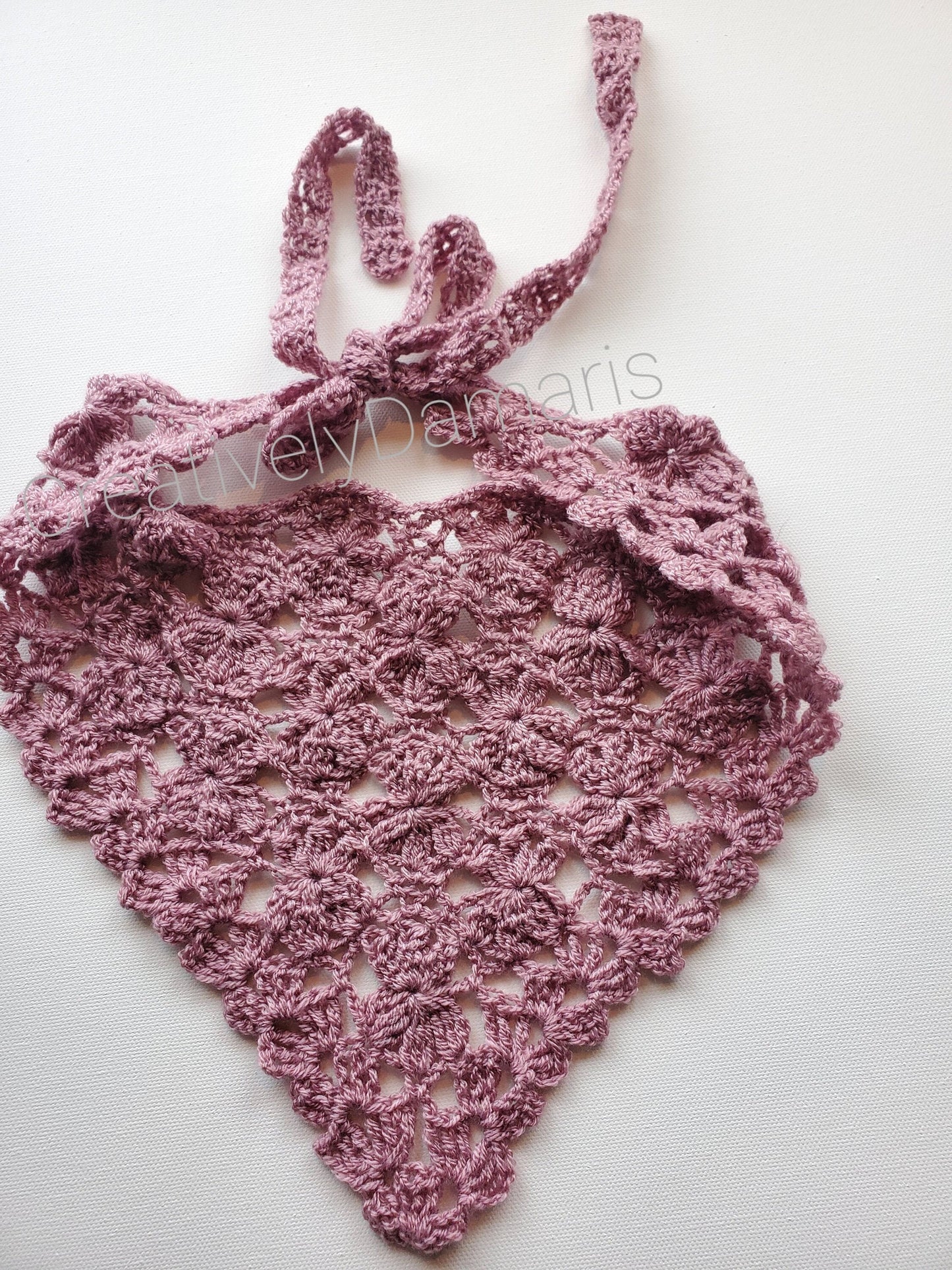 Jasmine Flower Crochet Headband