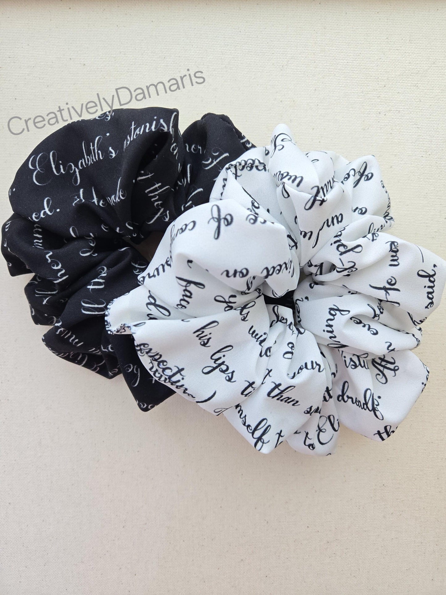 Mr. Darcy's Proposal Printed XL Scrunchie