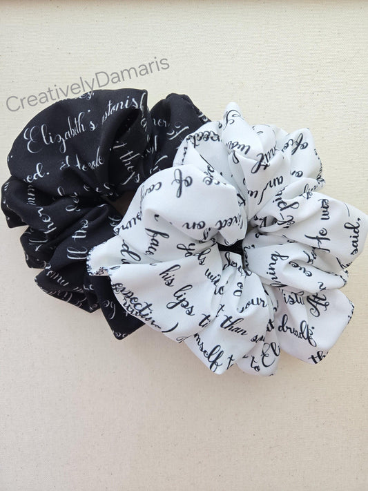 Mr. Darcy's Proposal Printed XL Scrunchie