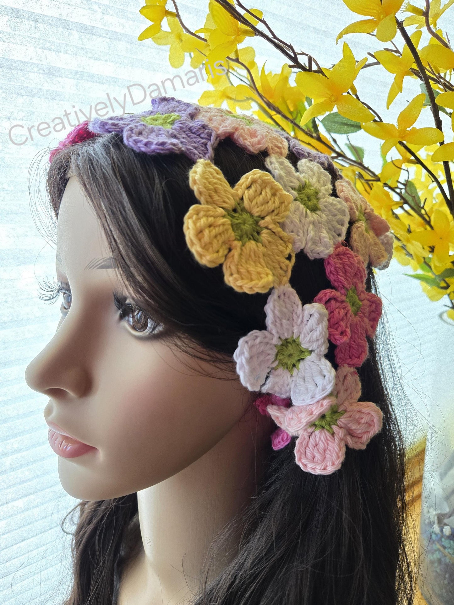 Summer Flowers Hair Headband