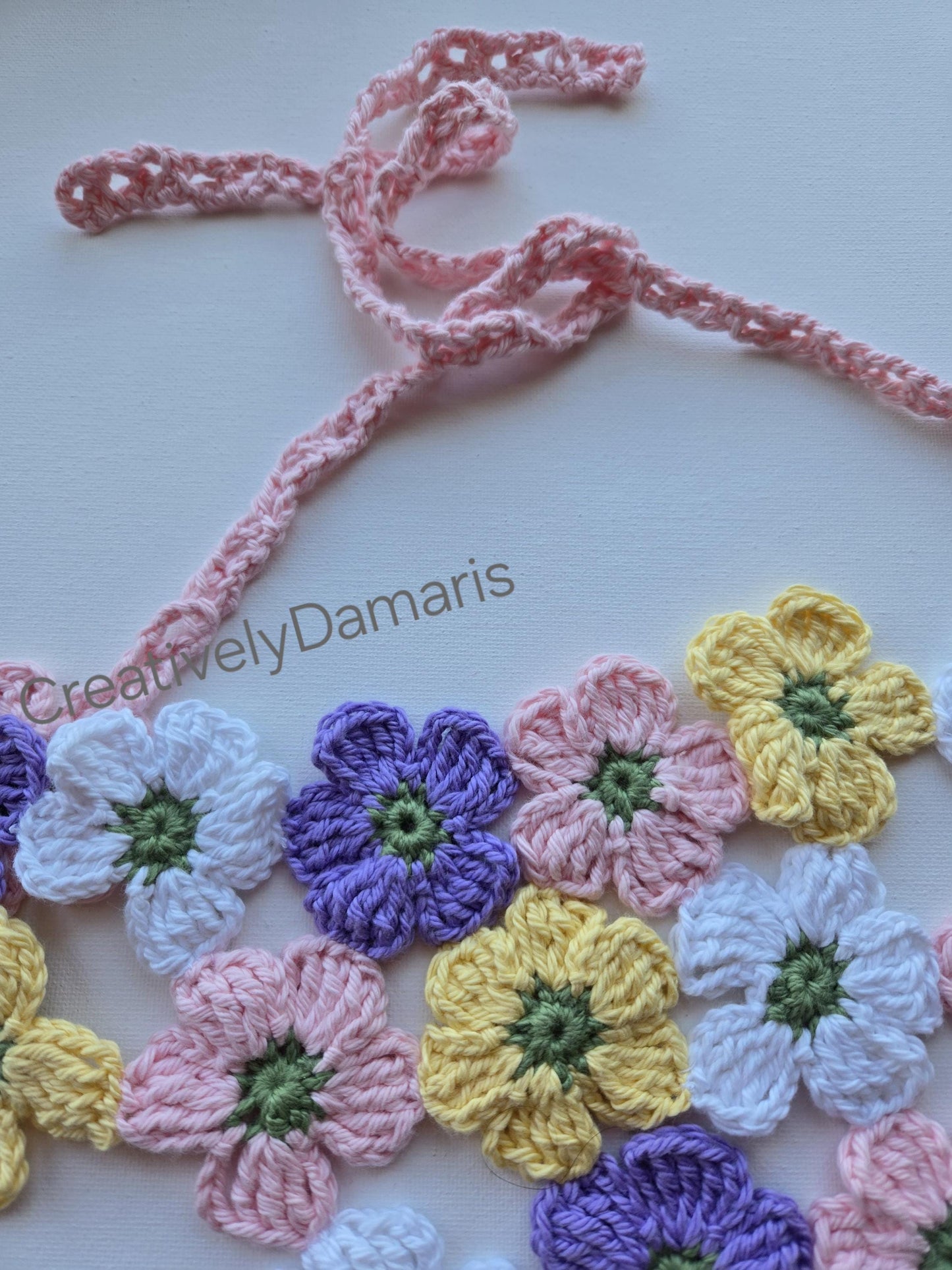 Pastel Colors Floral Boho Headband