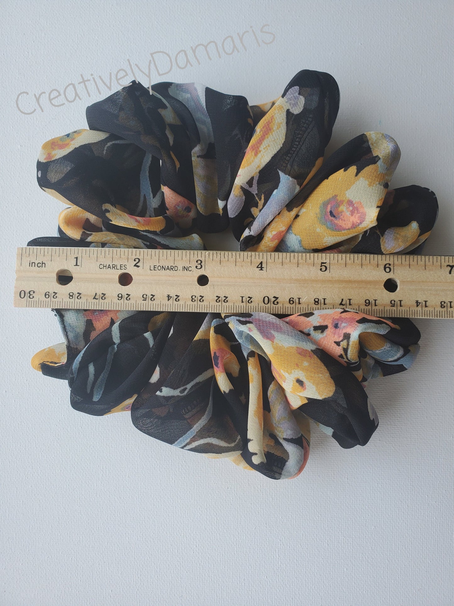 Summer Night Chiffon XL Scrunchie