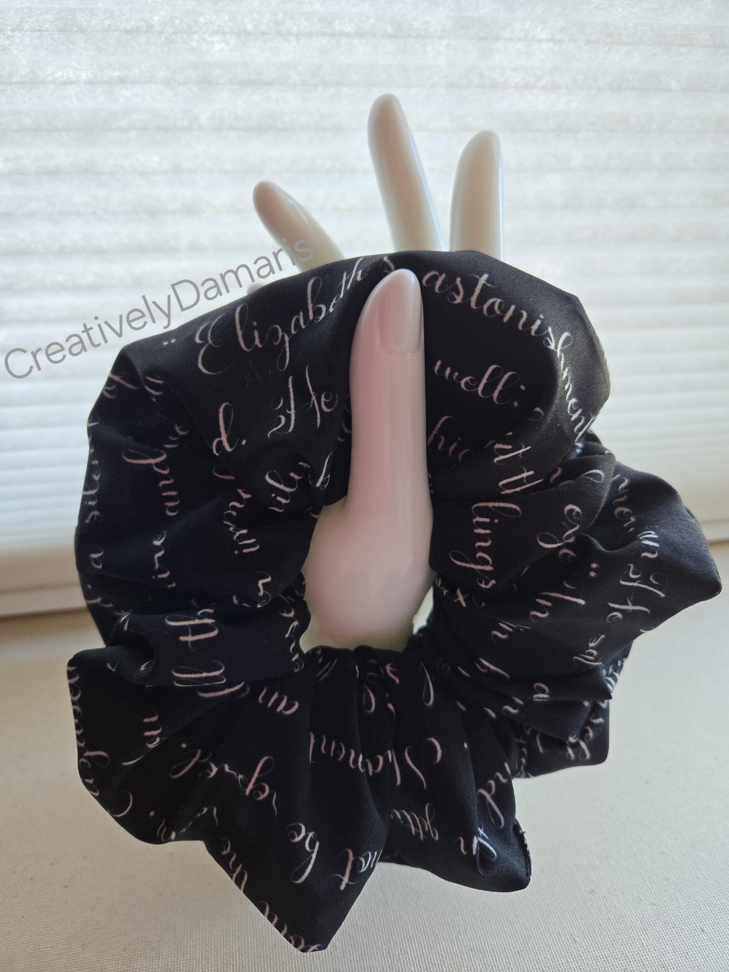Mr. Darcy's Proposal Printed XL Scrunchie