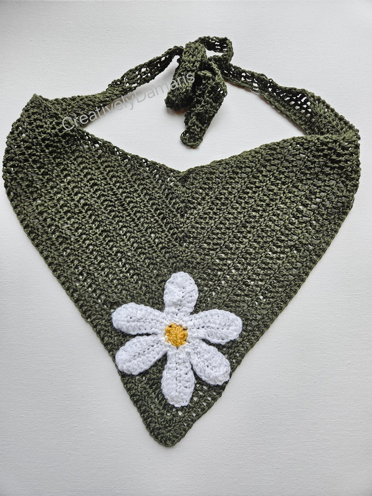 Retro White Flower Boho Headband