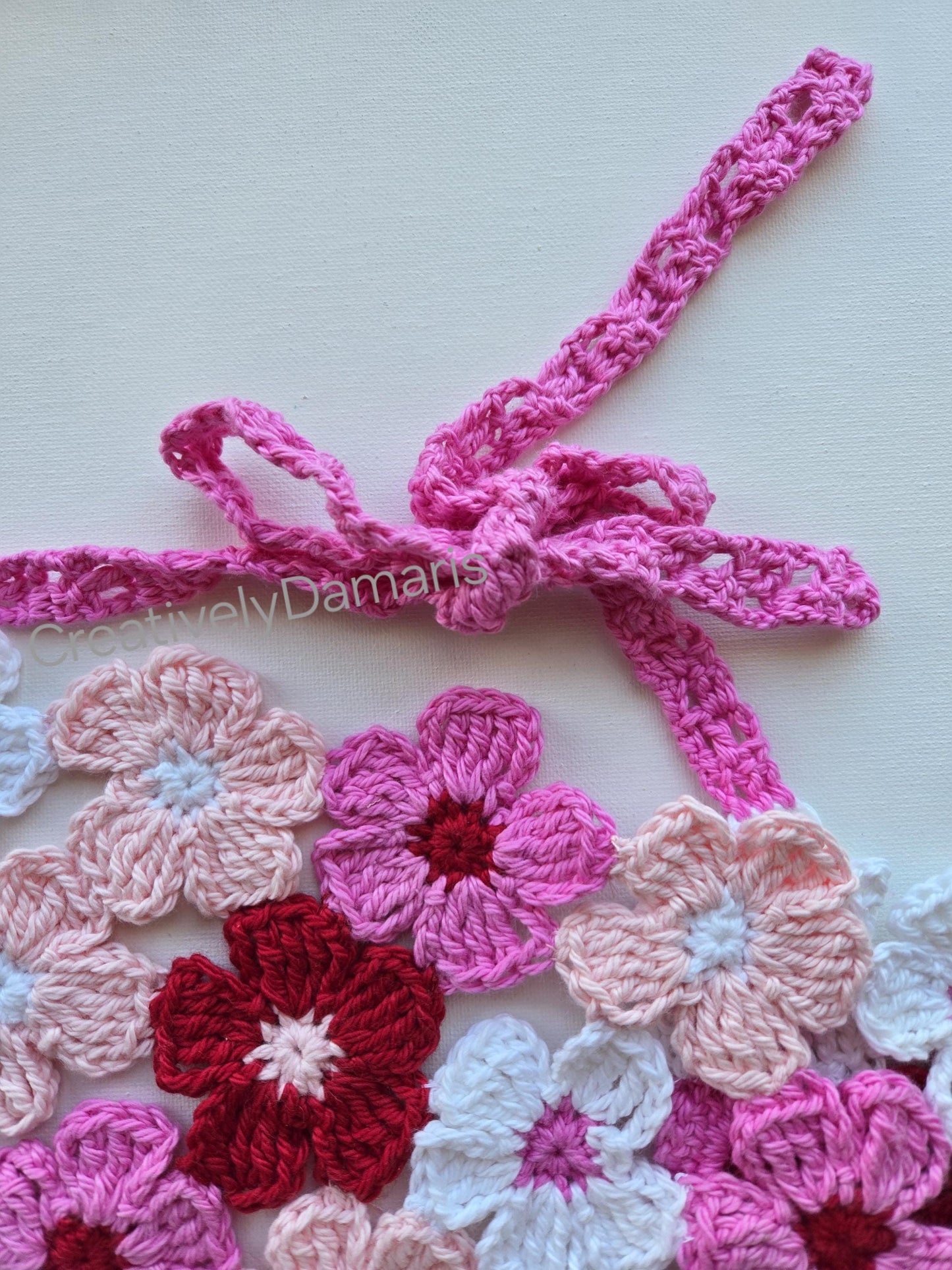 Pink Floral Hair Headband