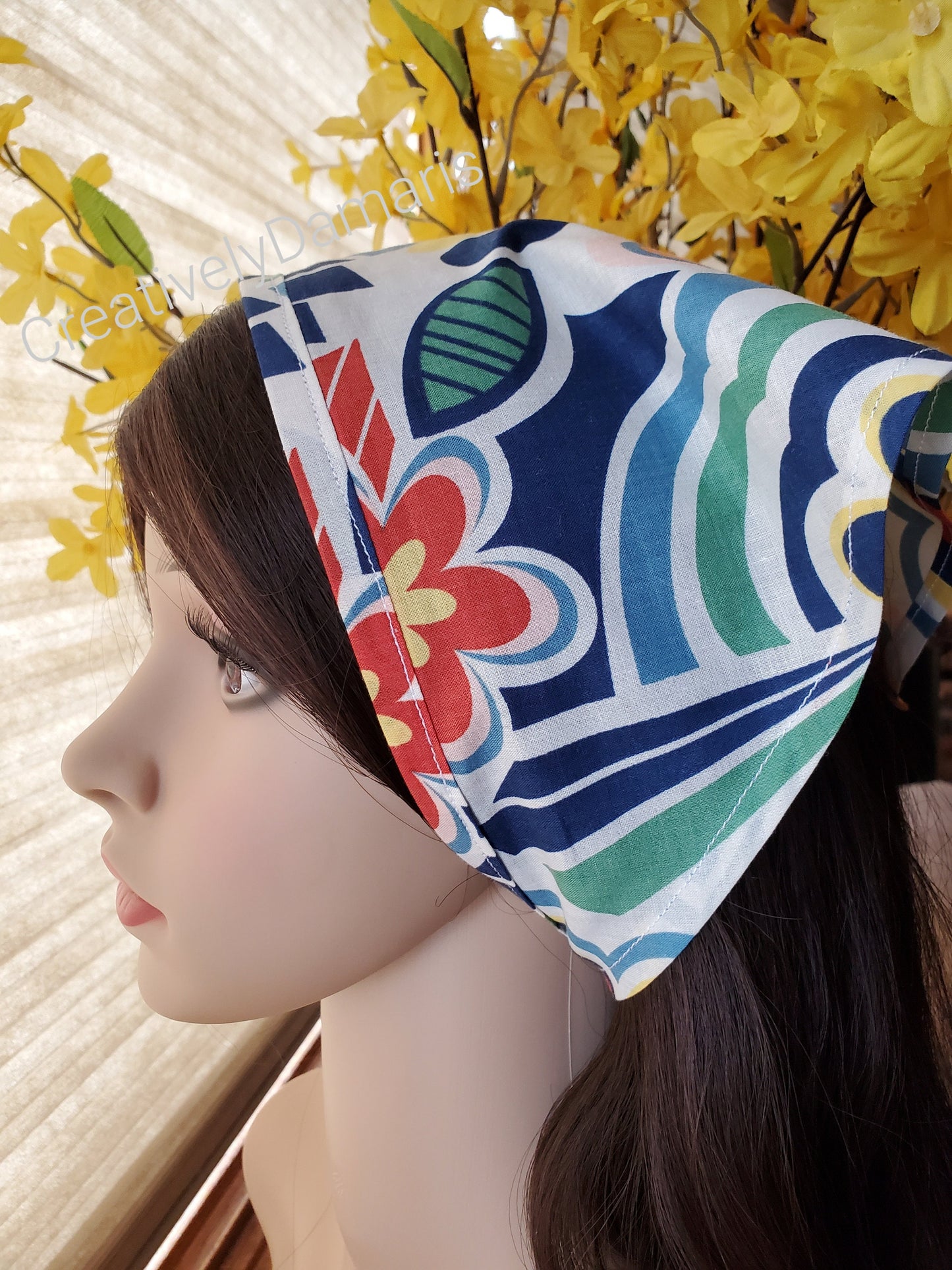 That '70s Vibe Cotton Head Kerchief