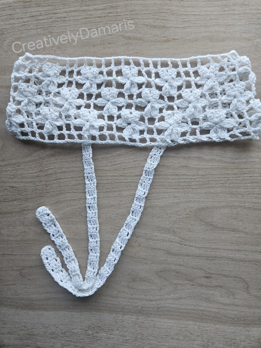 All The Pretty Flowers Crochet Headband