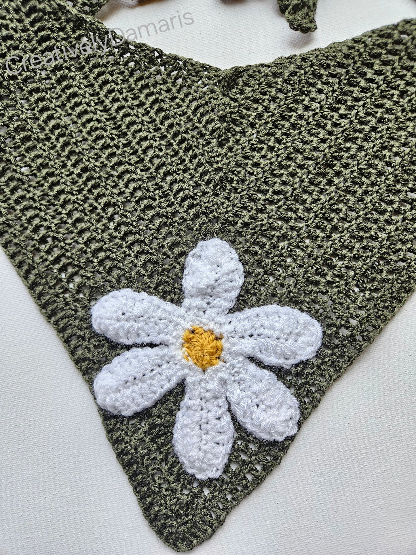 Retro White Flower Boho Headband