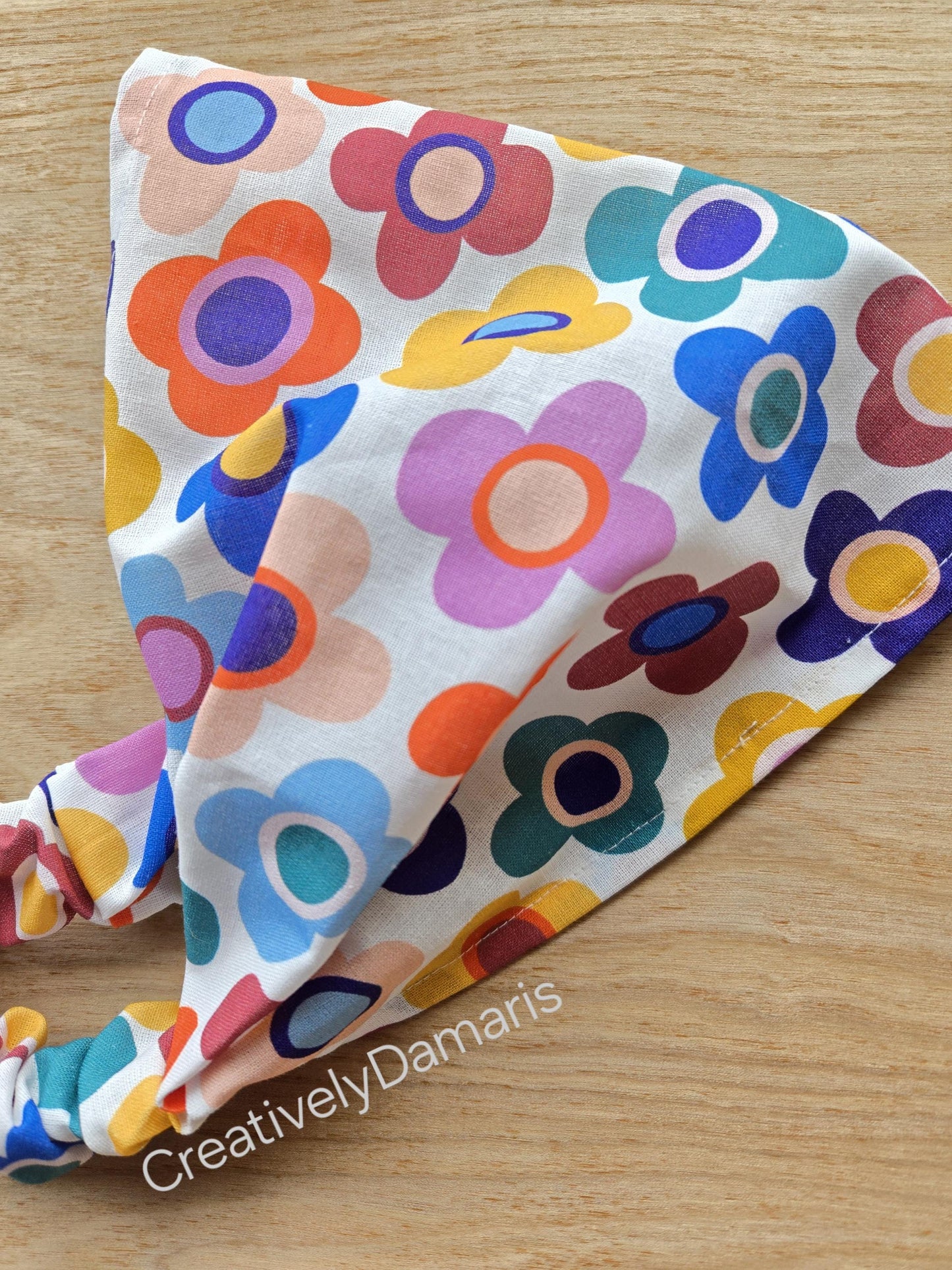 Colorful Floral Cotton Headband