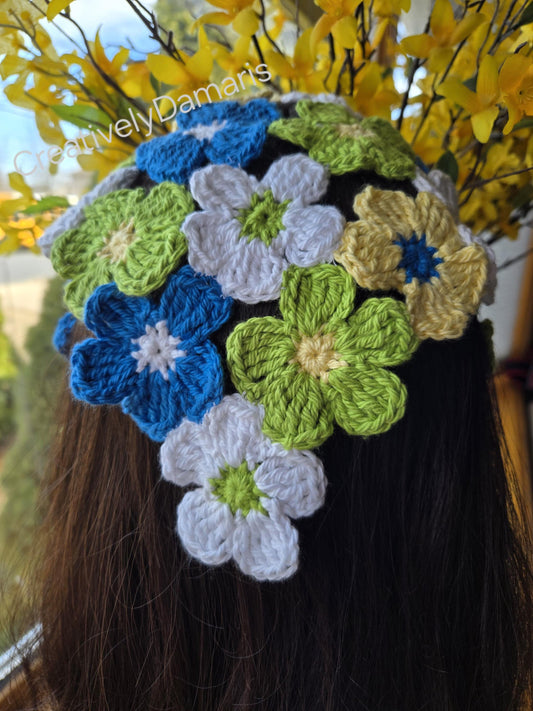 Floral Hair Kerchief