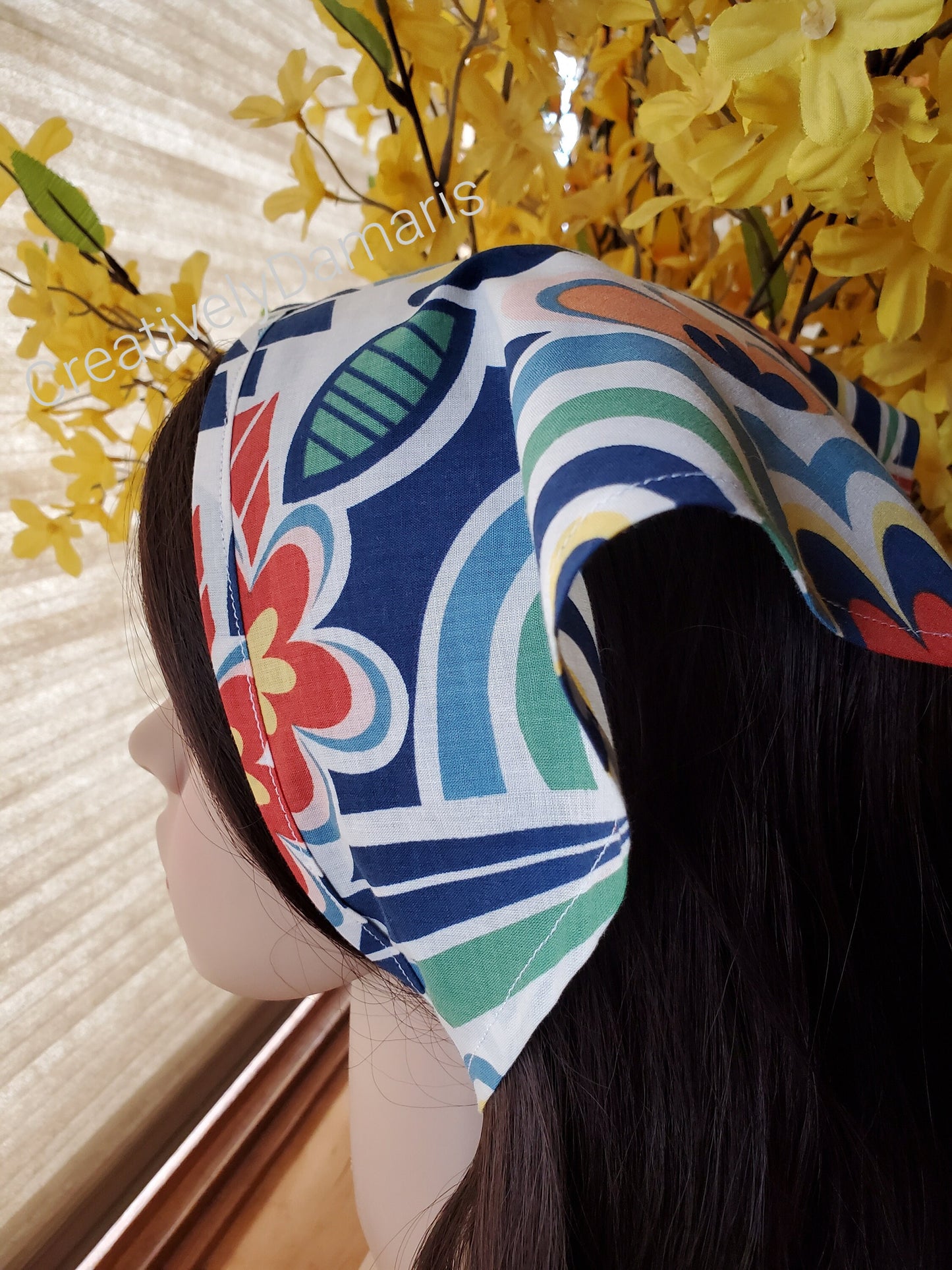 That '70s Vibe Cotton Head Kerchief