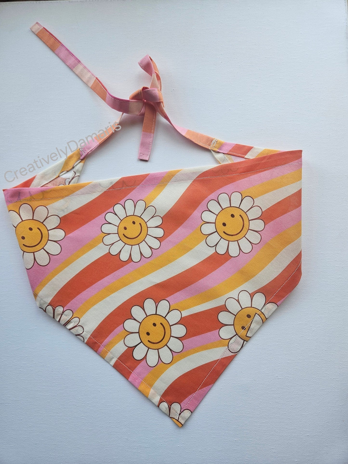 Retro Boho Printed Groovy Head Bandana