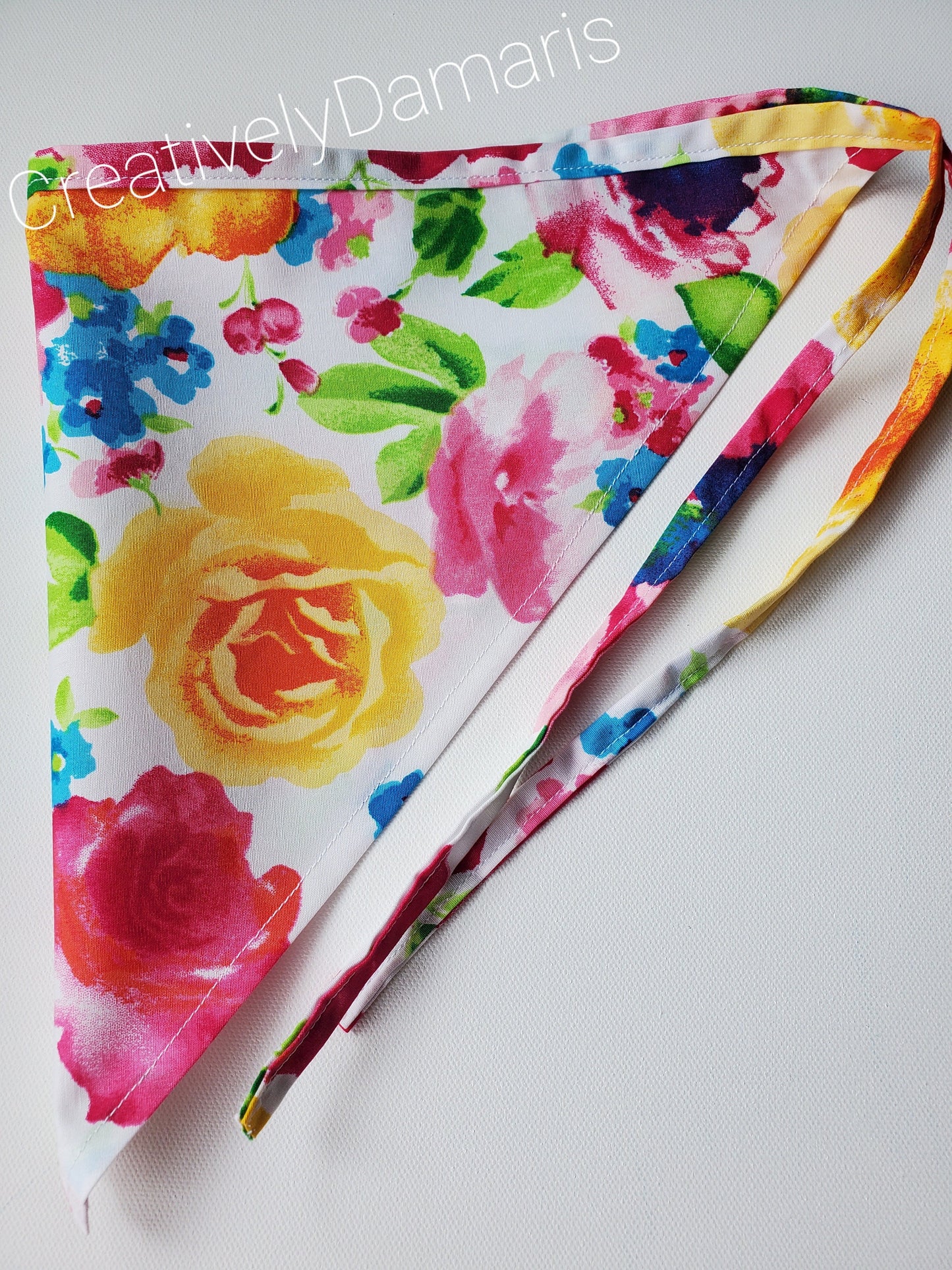 The Colorful Floral Print Head Bandana