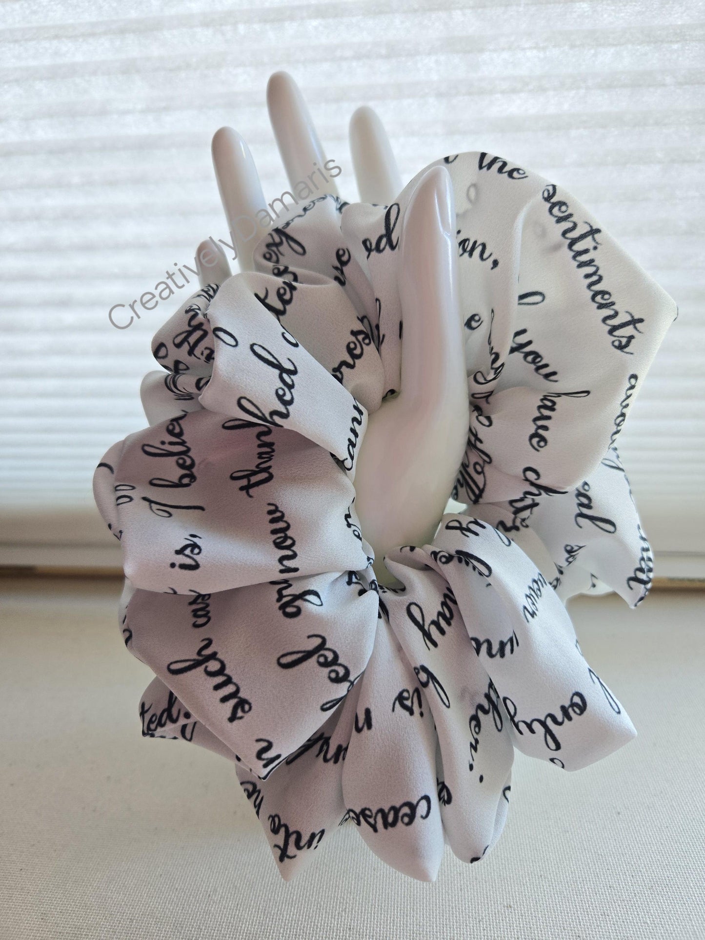 Mr. Darcy's Proposal Printed XL Scrunchie