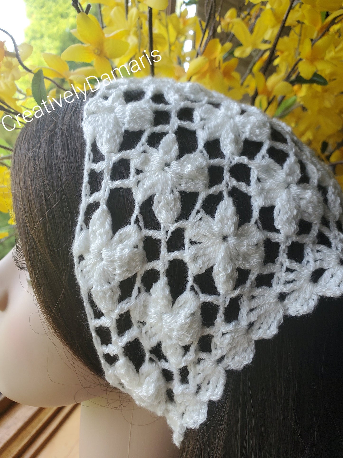 All The Pretty Flowers Crochet Headband