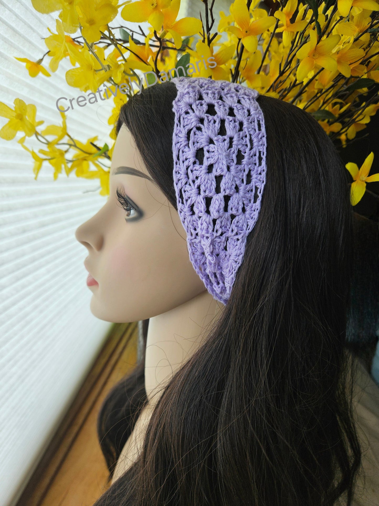 Granny Square Crochet Headband