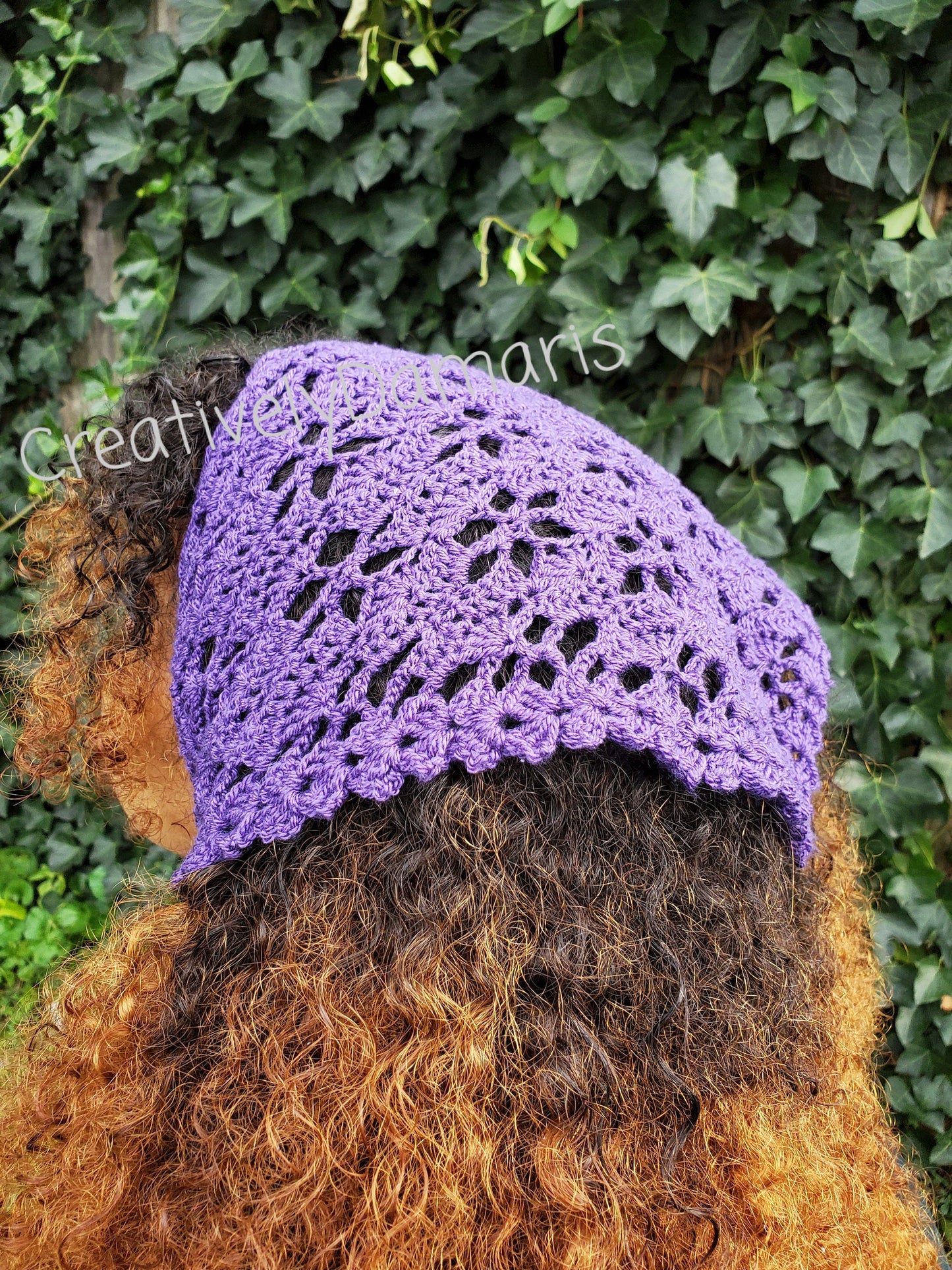 Lace Flower Crochet Boho Headband