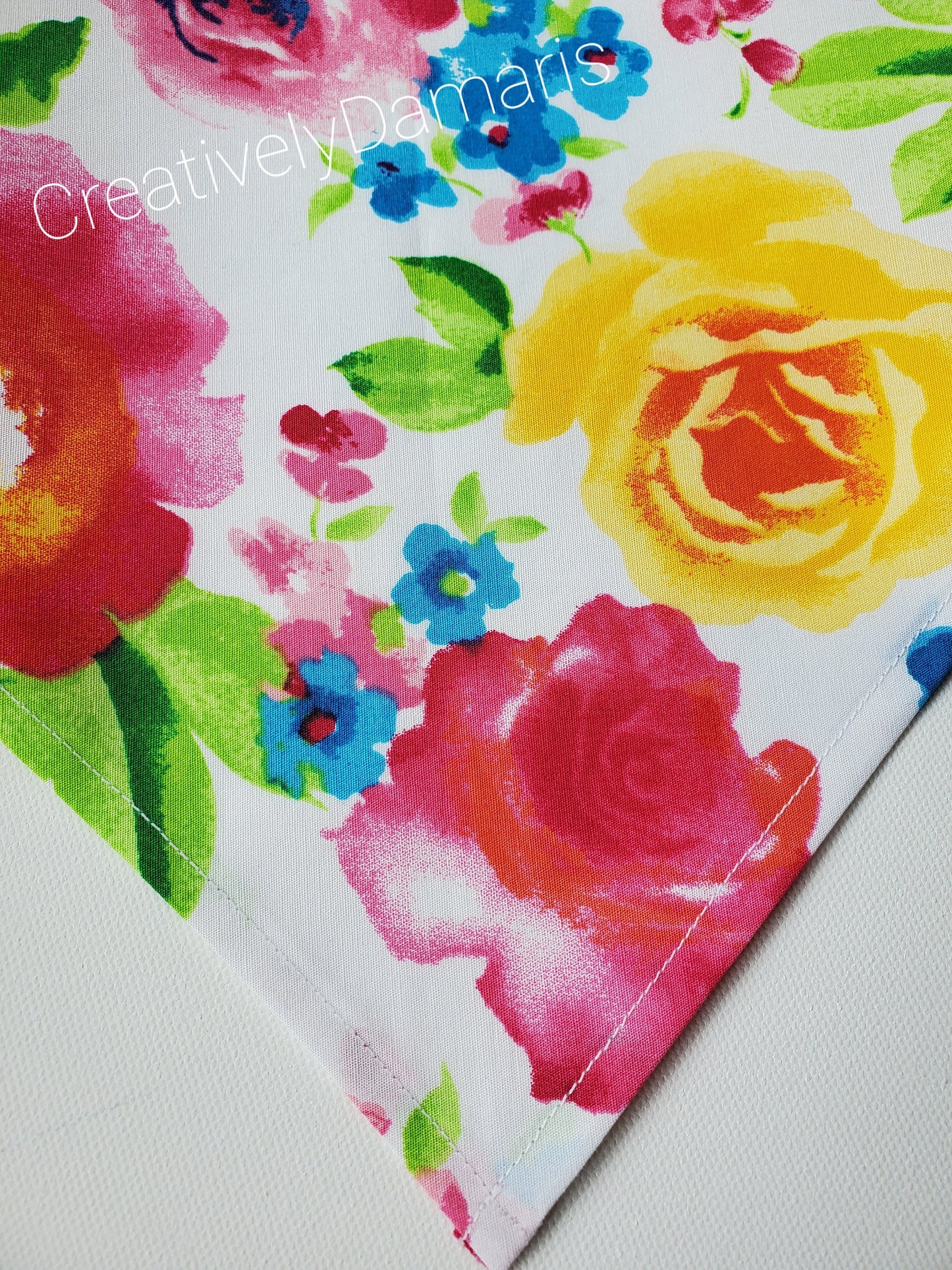 The Colorful Floral Print Head Bandana