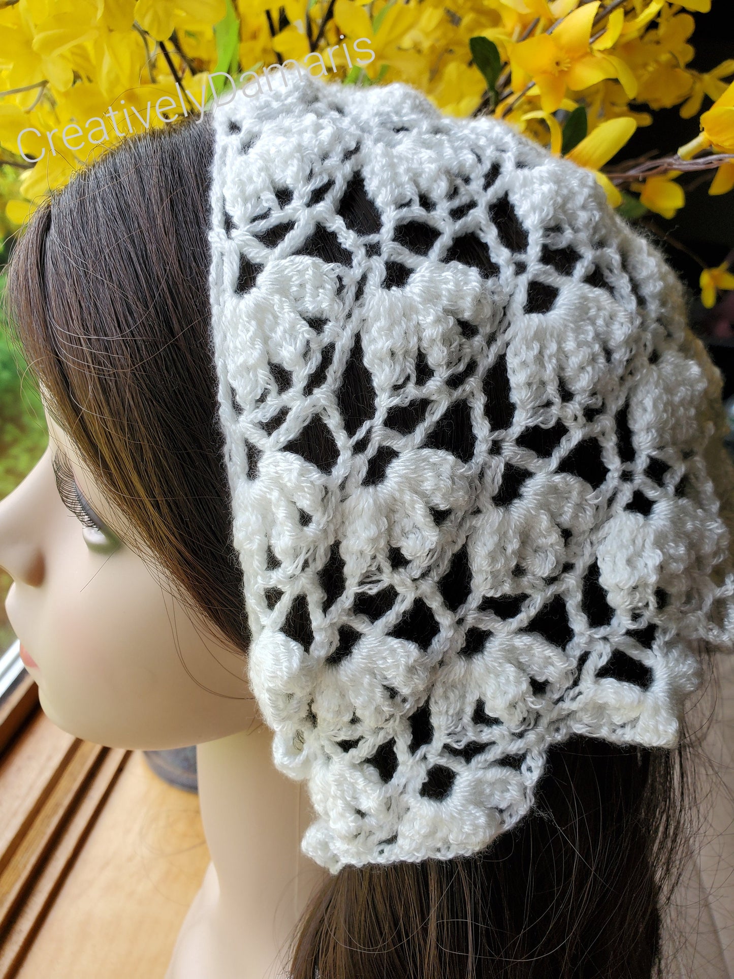 The Lovely Petals Crochet Boho Headband