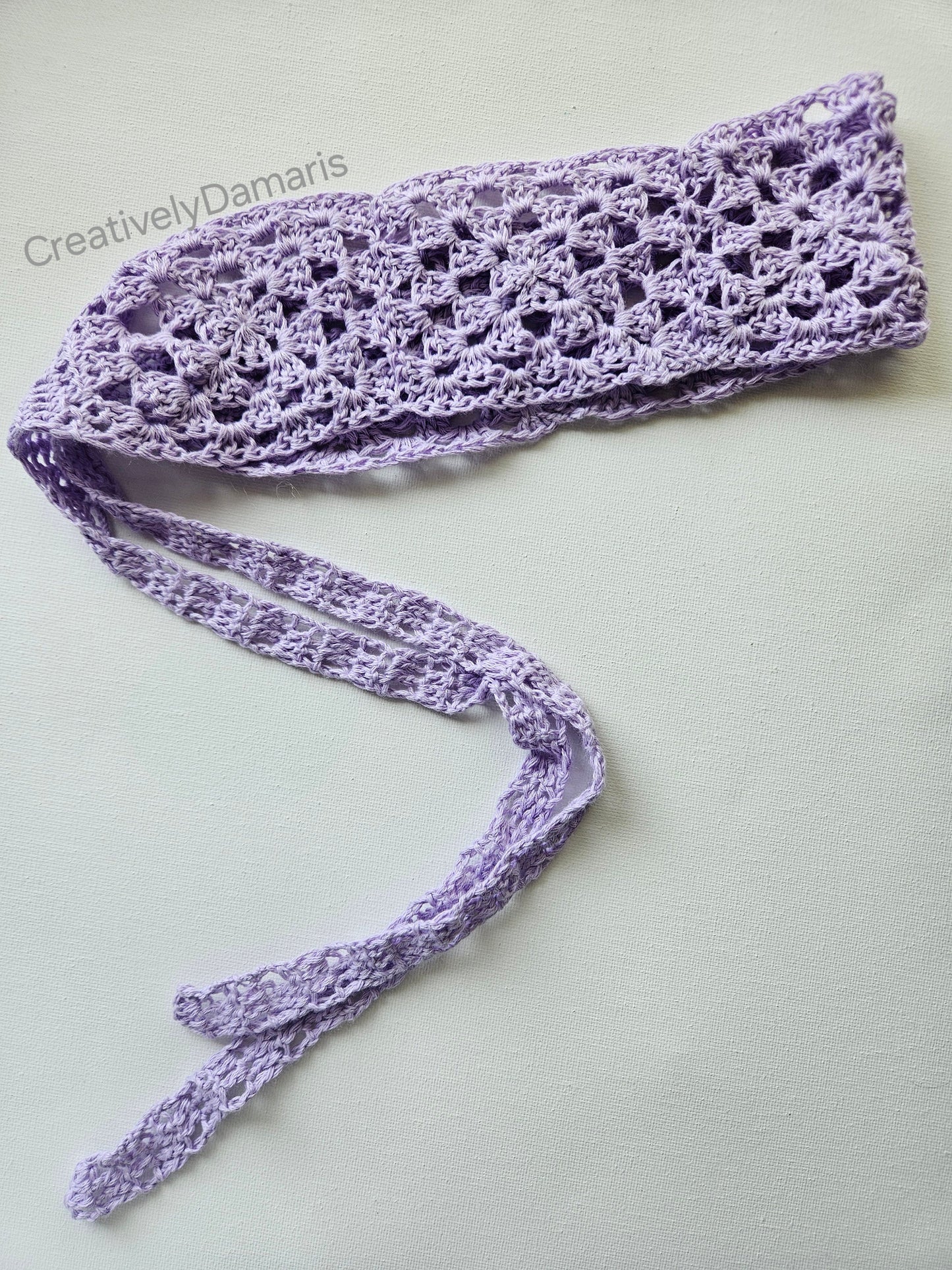 Granny Square Crochet Headband