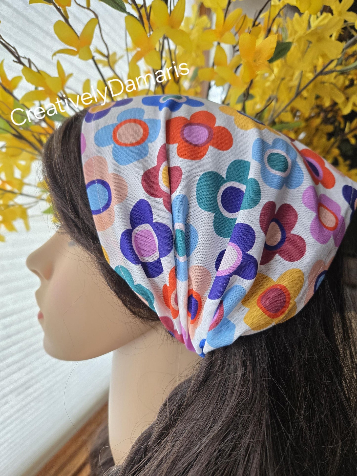 Colorful Floral Cotton Headband