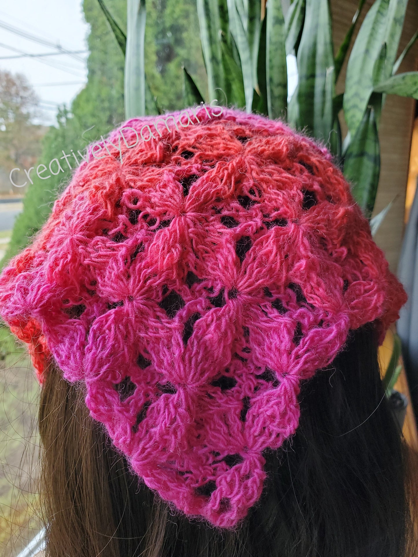 Multi-color Flowers Everywhere Crochet Headband