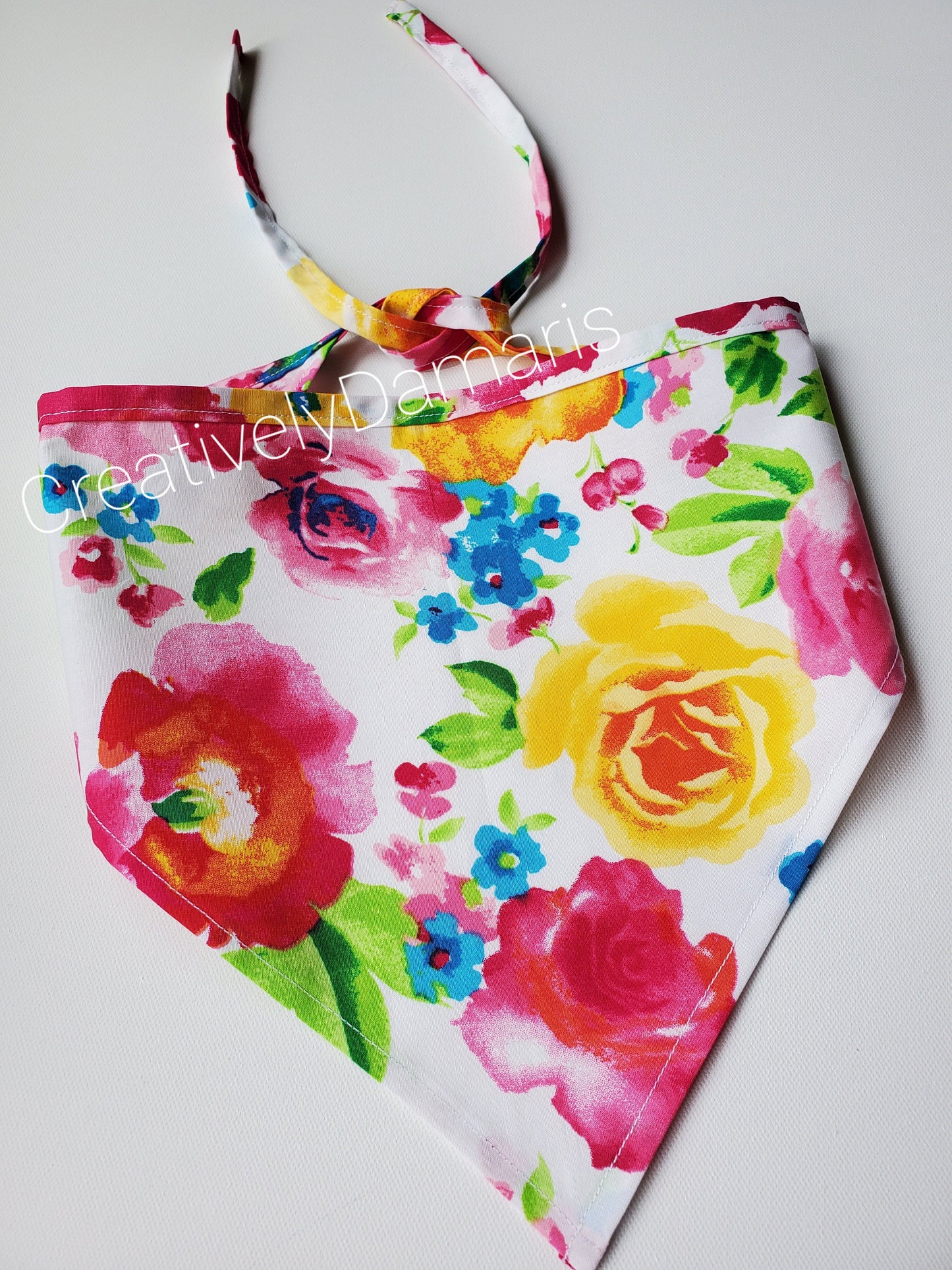 The Colorful Floral Print Head Bandana