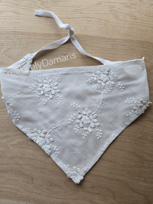 White Flower Cotton Head Cottage Core Headband