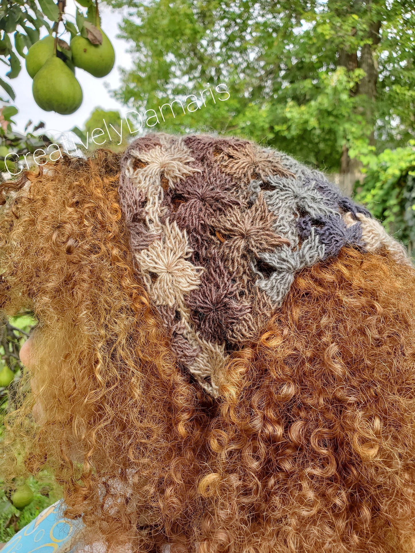 Multi-color Flowers Everywhere Crochet Headband