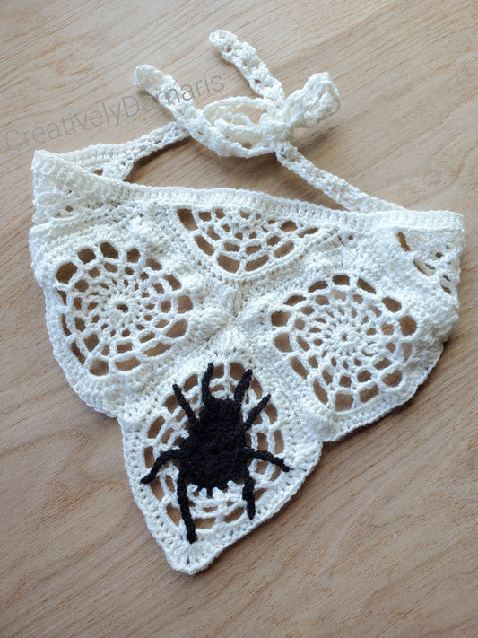 Spider Crochet Headband