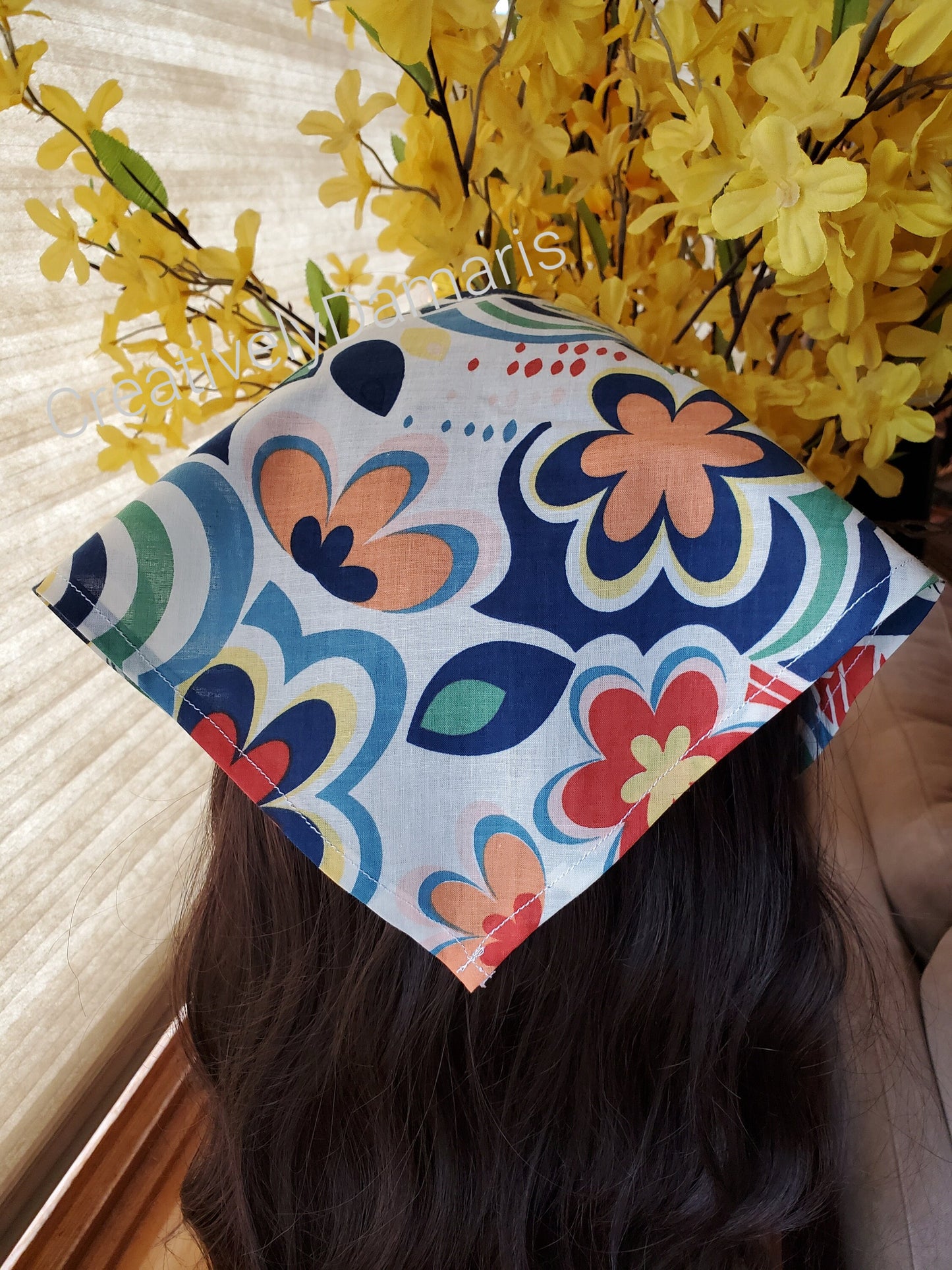 That '70s Vibe Cotton Head Kerchief