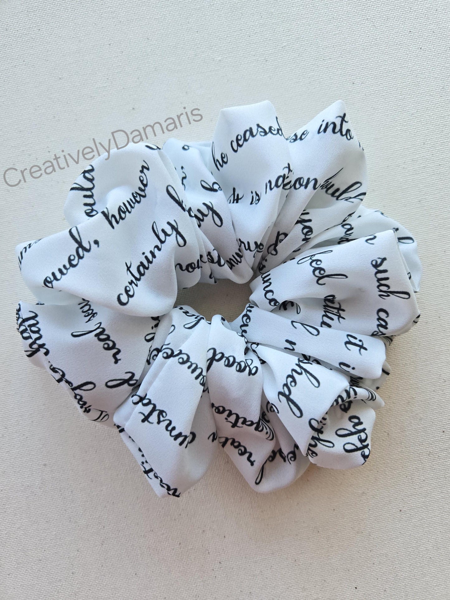 Mr. Darcy's Proposal Printed XL Scrunchie