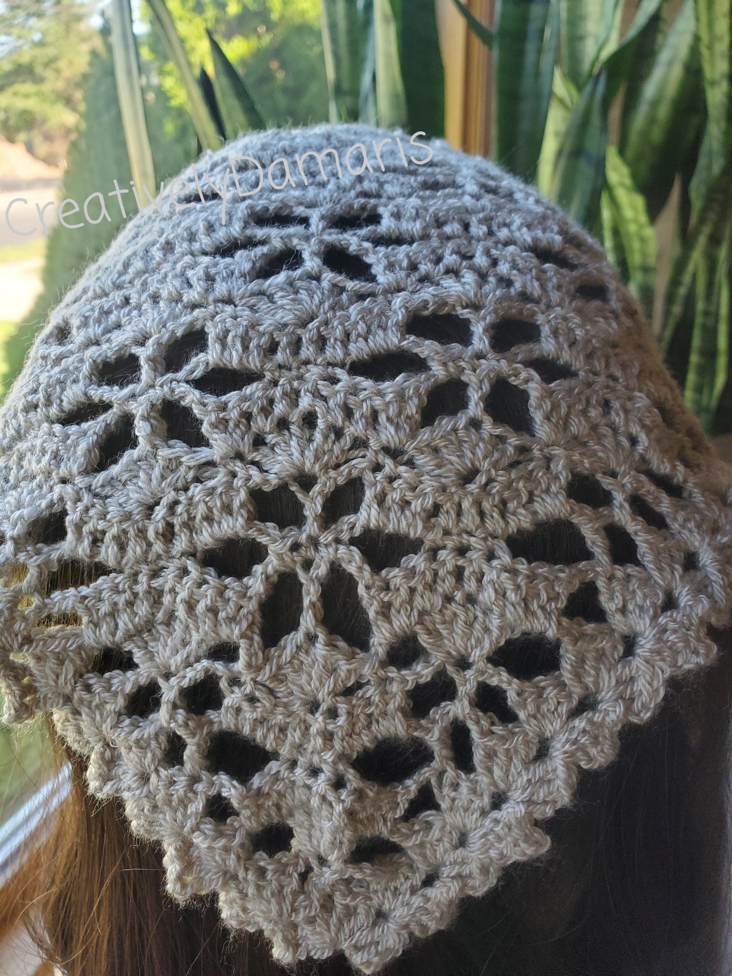Lace Flower Crochet Boho Headband