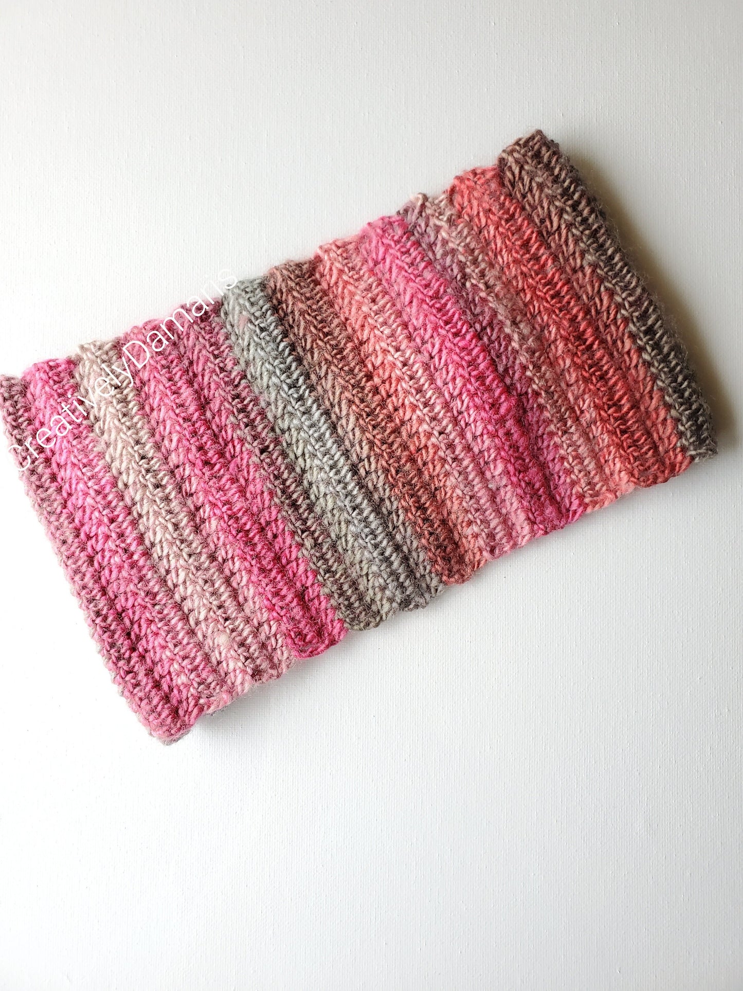 Colorful Knotted Crochet Ear Warmer