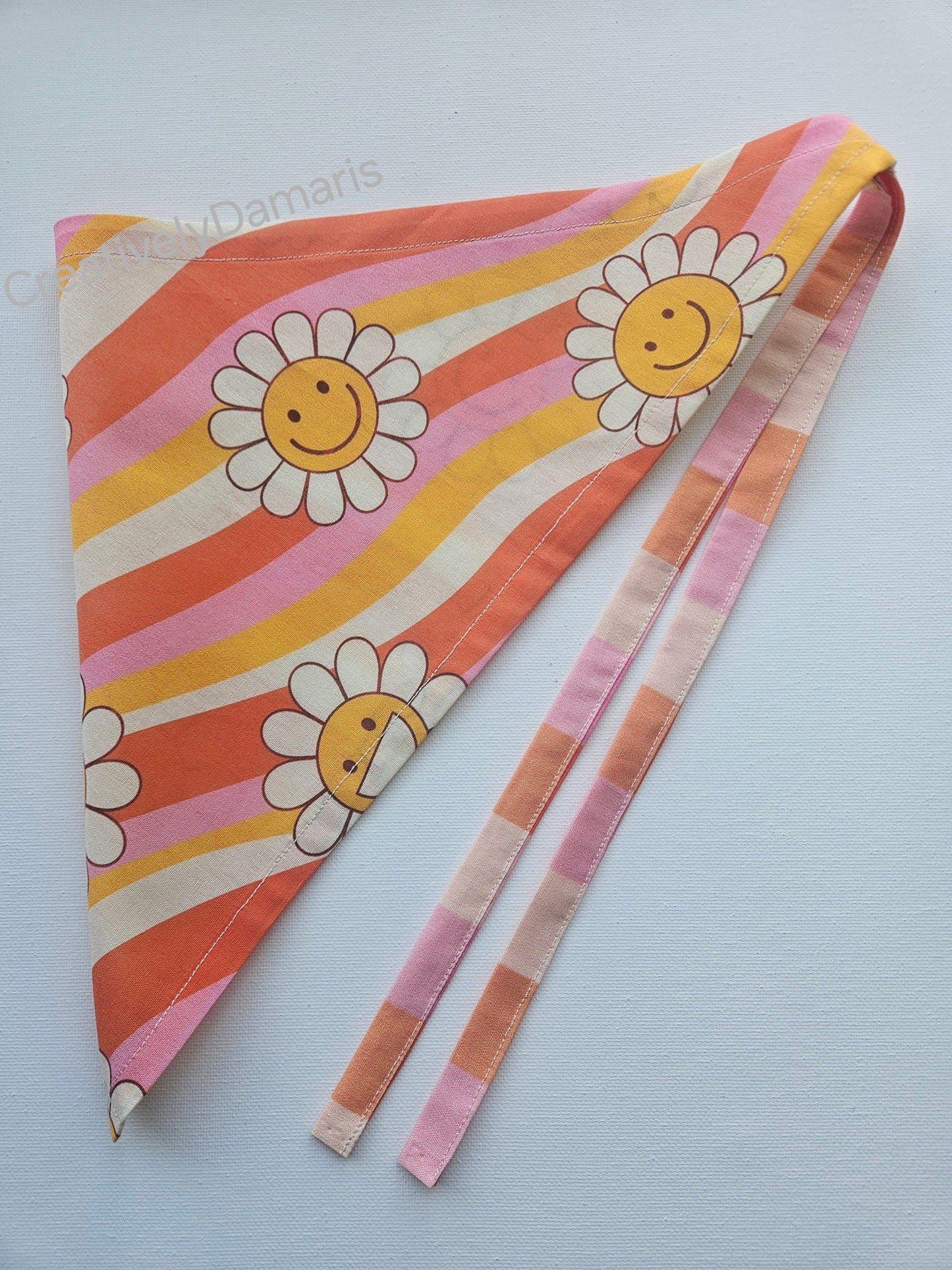 Retro Boho Printed Groovy Head Bandana