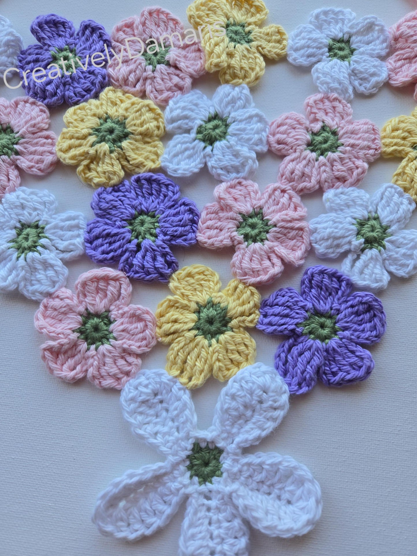 Pastel Colors Floral Boho Headband