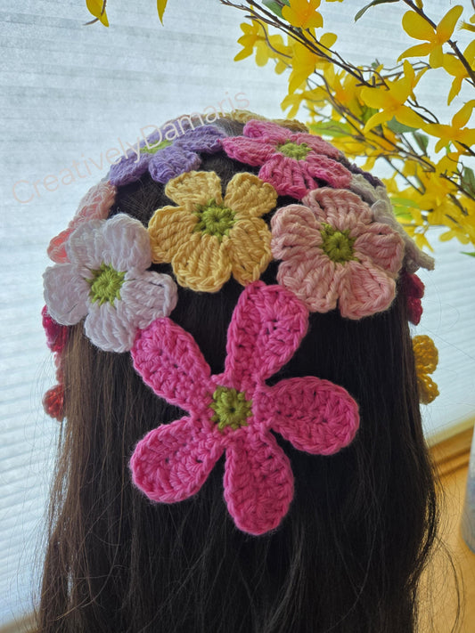 Summer Flowers Hair Headband
