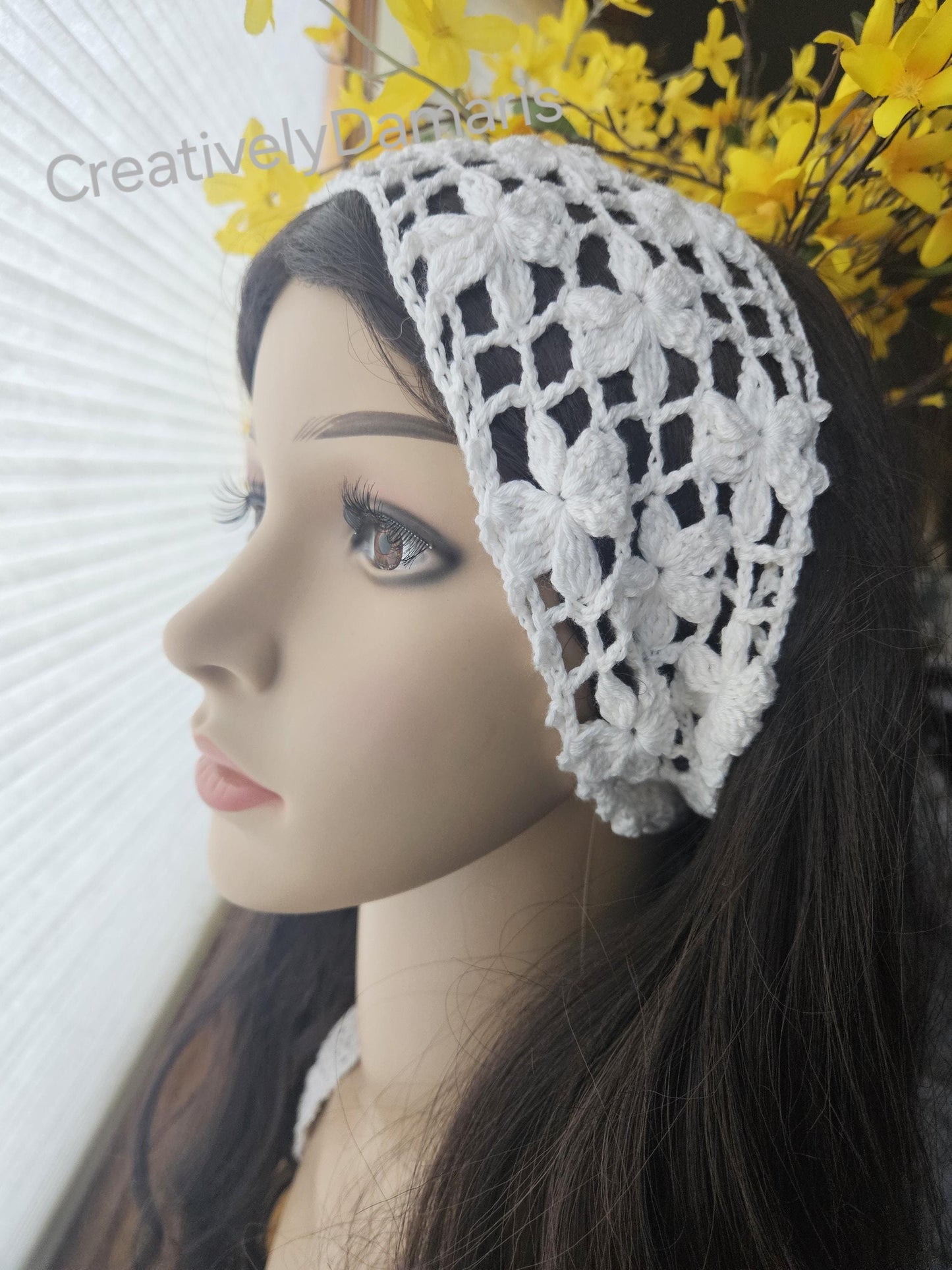 All The Pretty Flowers Crochet Headband