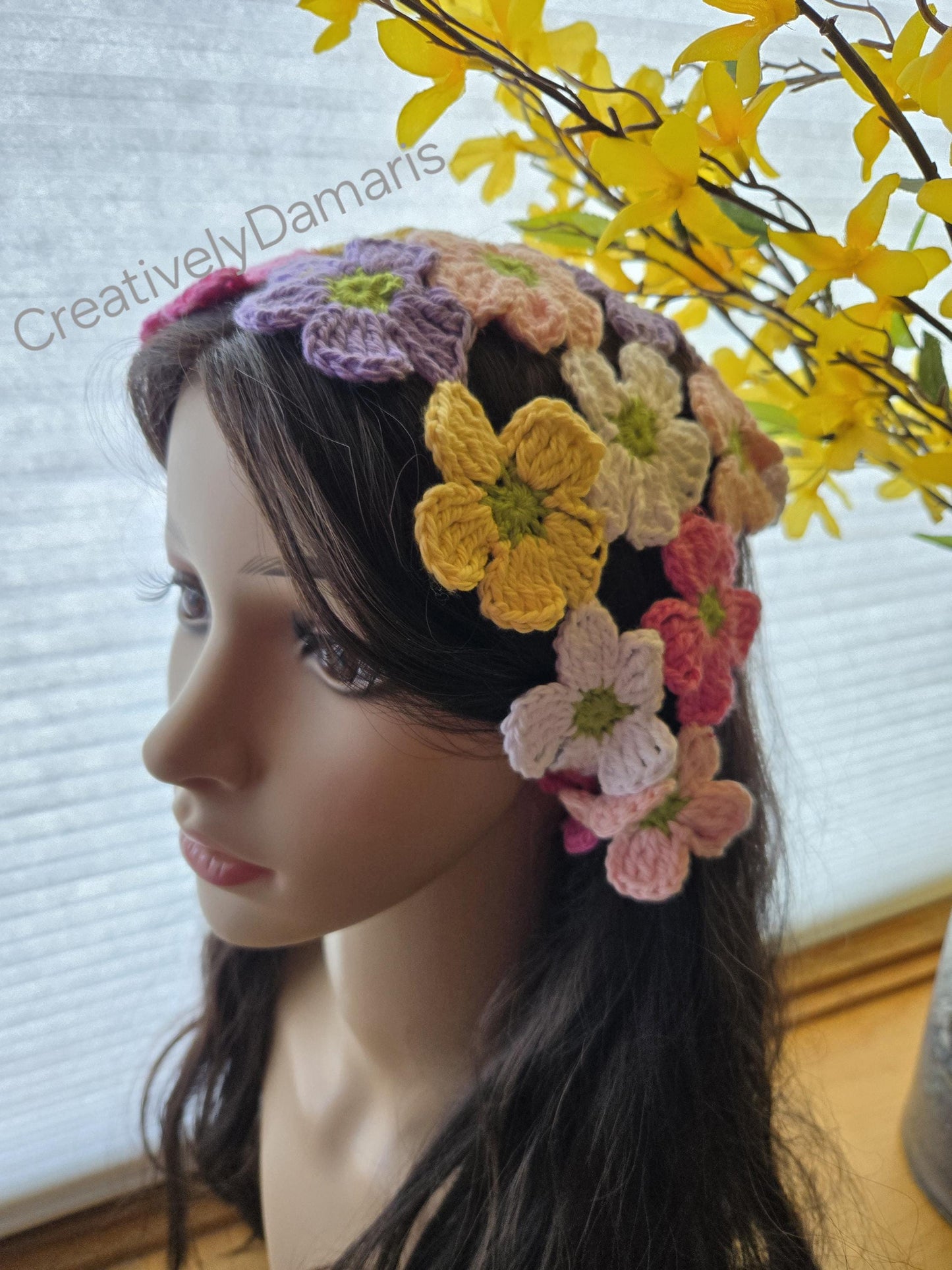 Summer Flowers Hair Headband