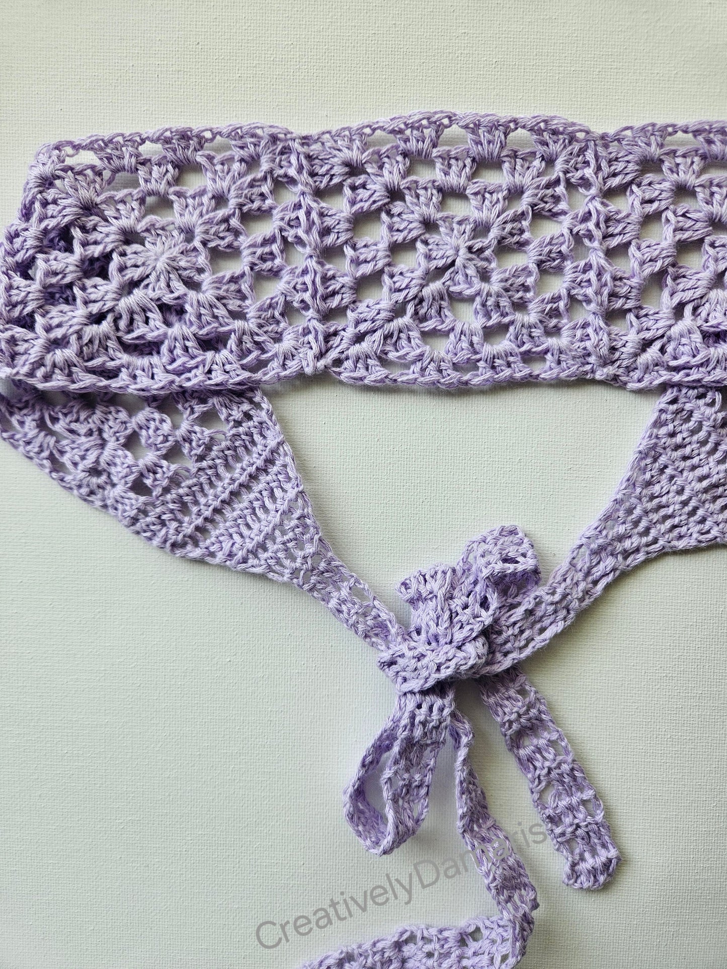 Granny Square Crochet Headband
