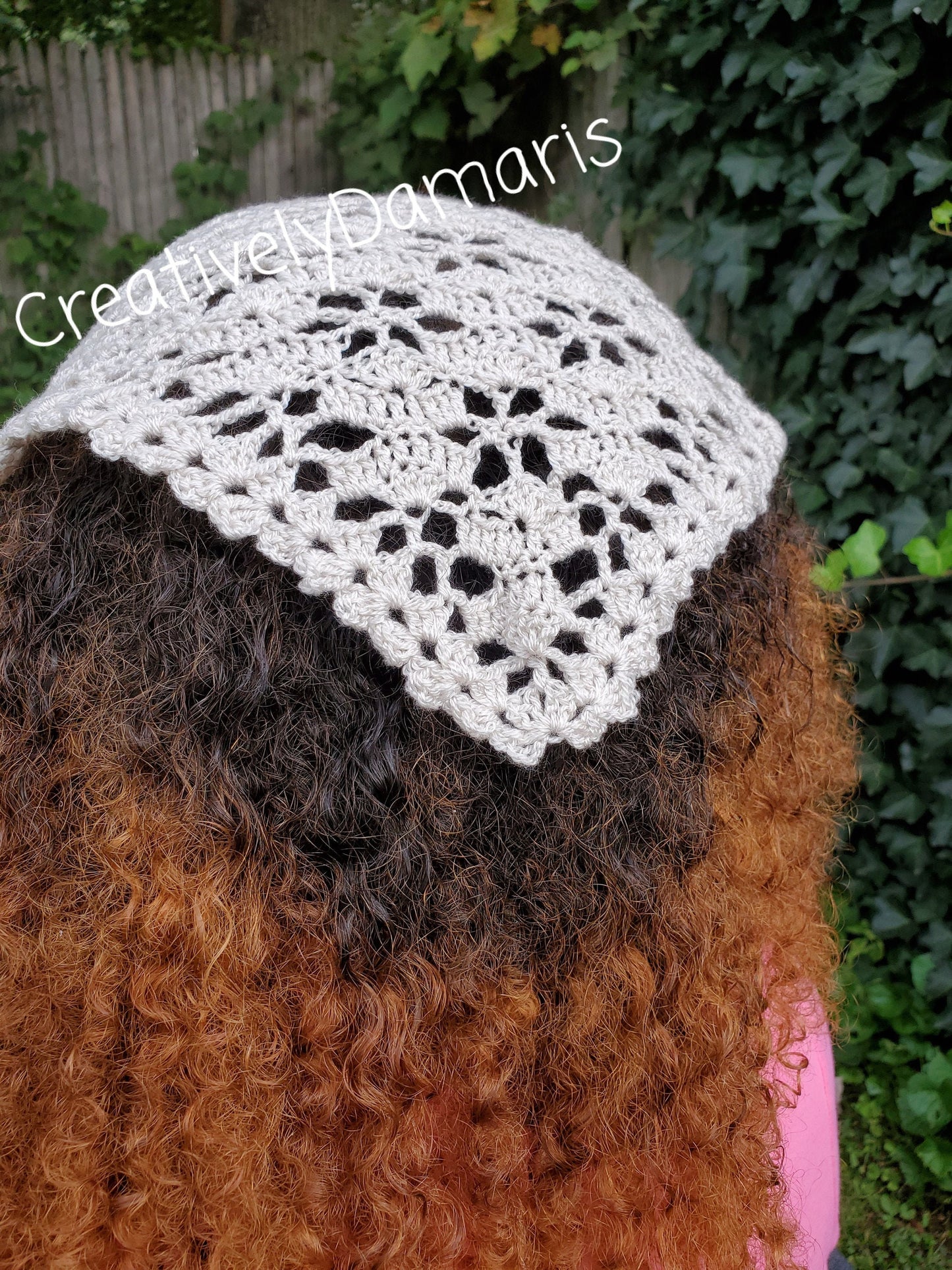 Lace Flower Crochet Boho Headband